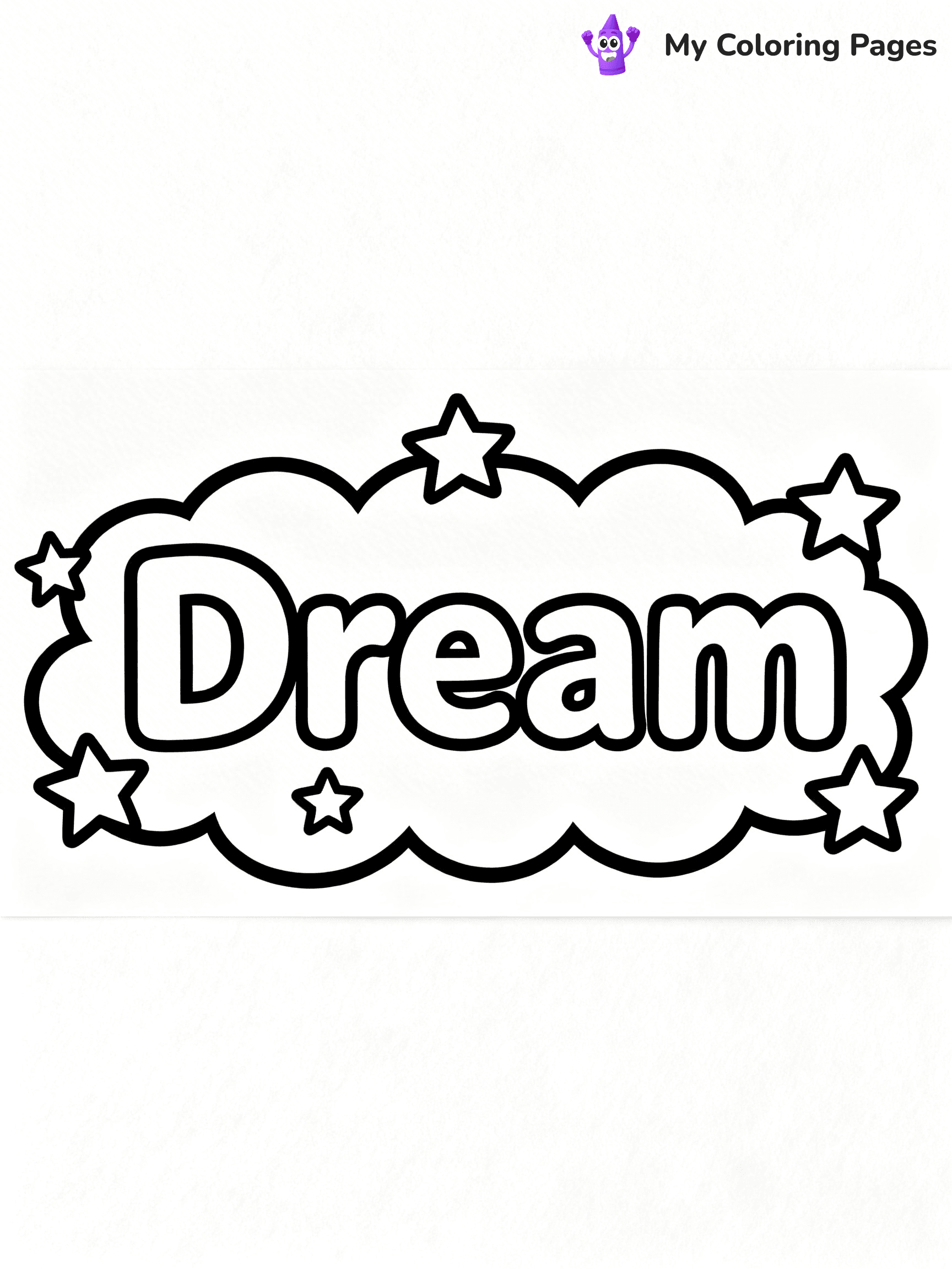 Word Coloring Pages - 48