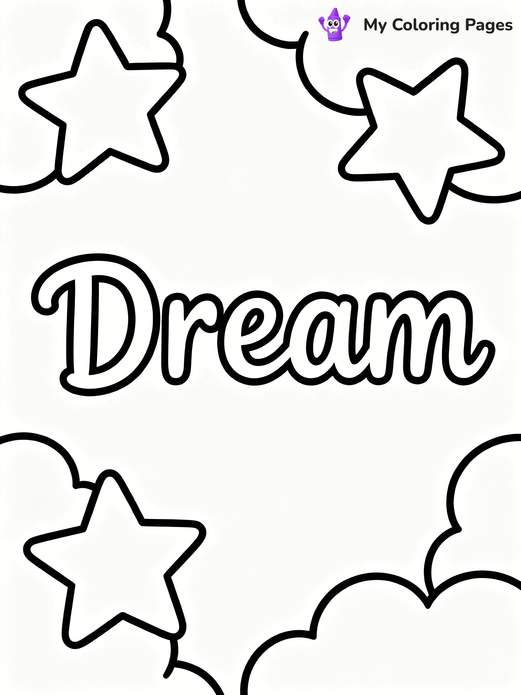 Word Coloring Pages - 47