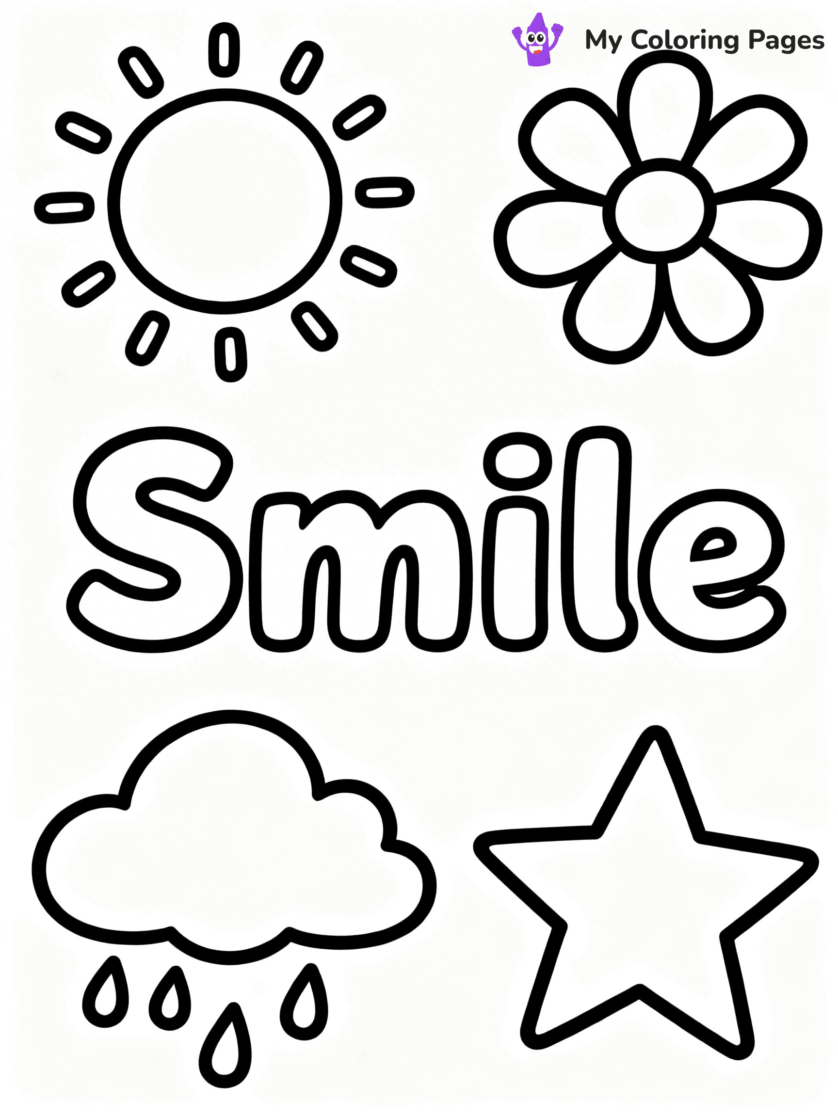 Word Coloring Pages - 34