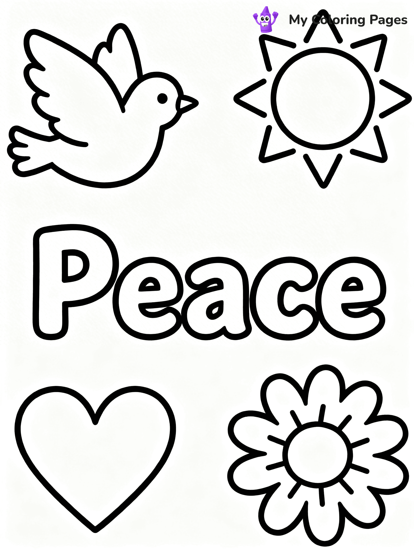 Word Coloring Pages - 25