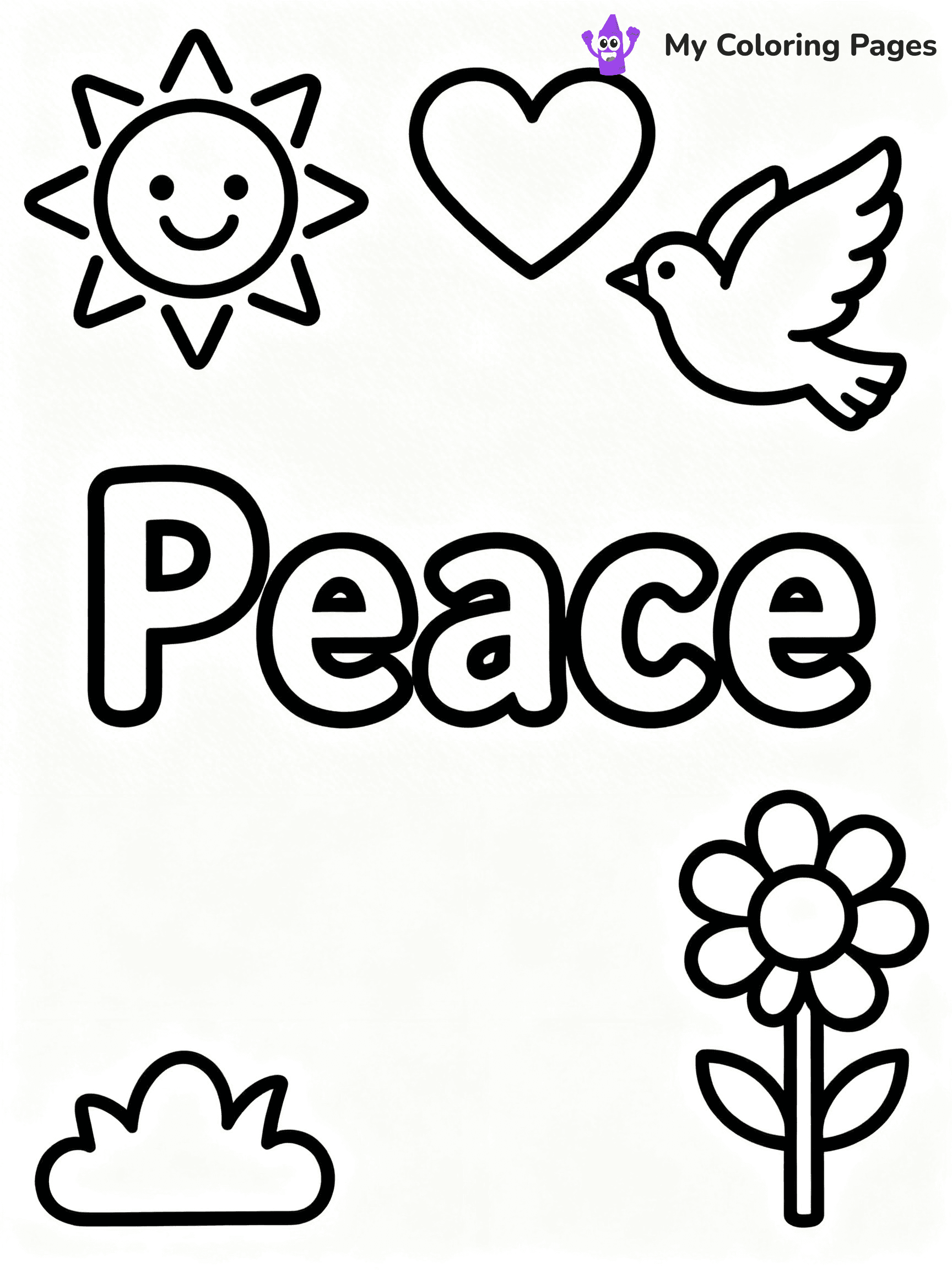 Word Coloring Pages - 23