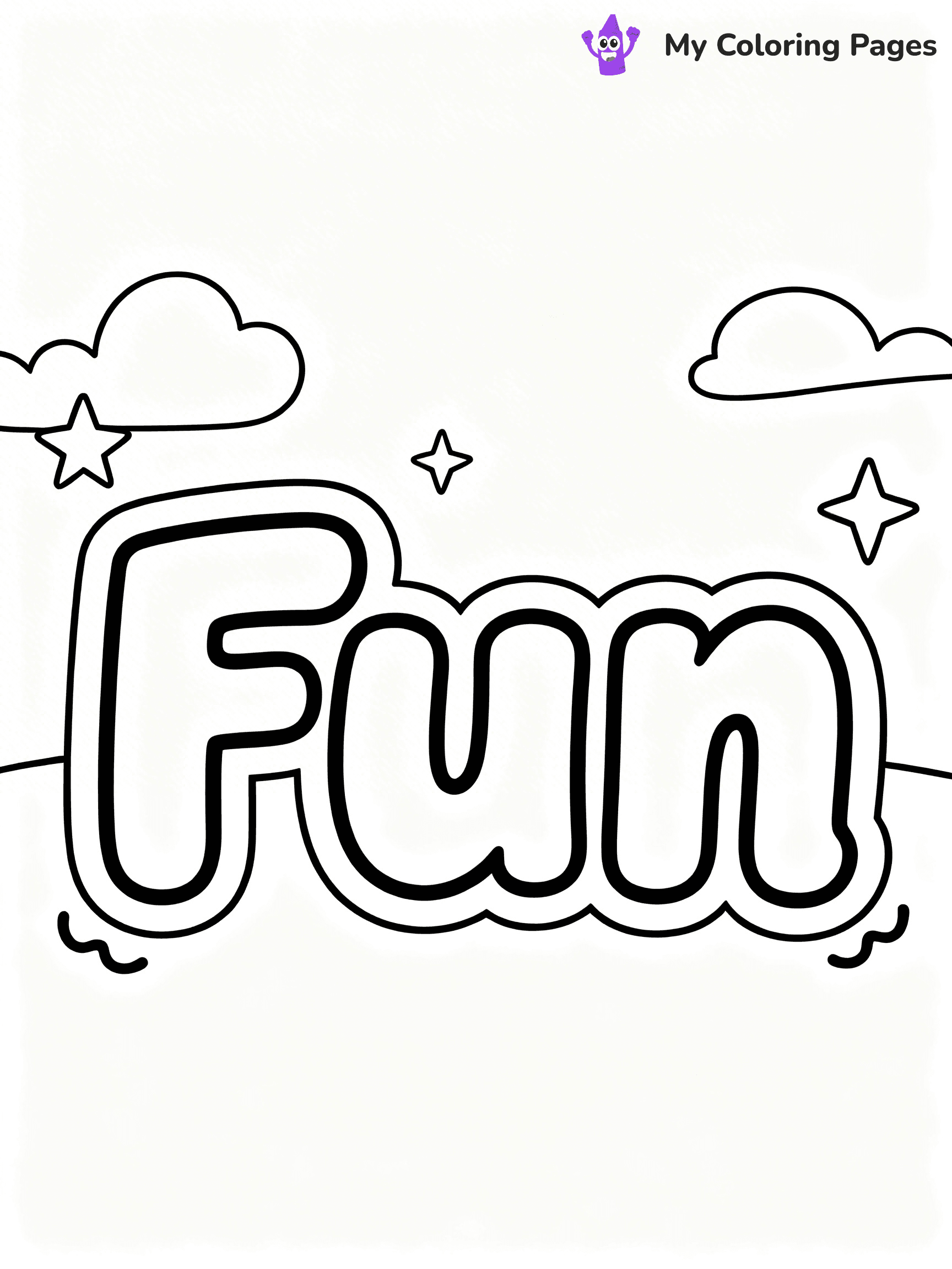 Word Coloring Pages - 19