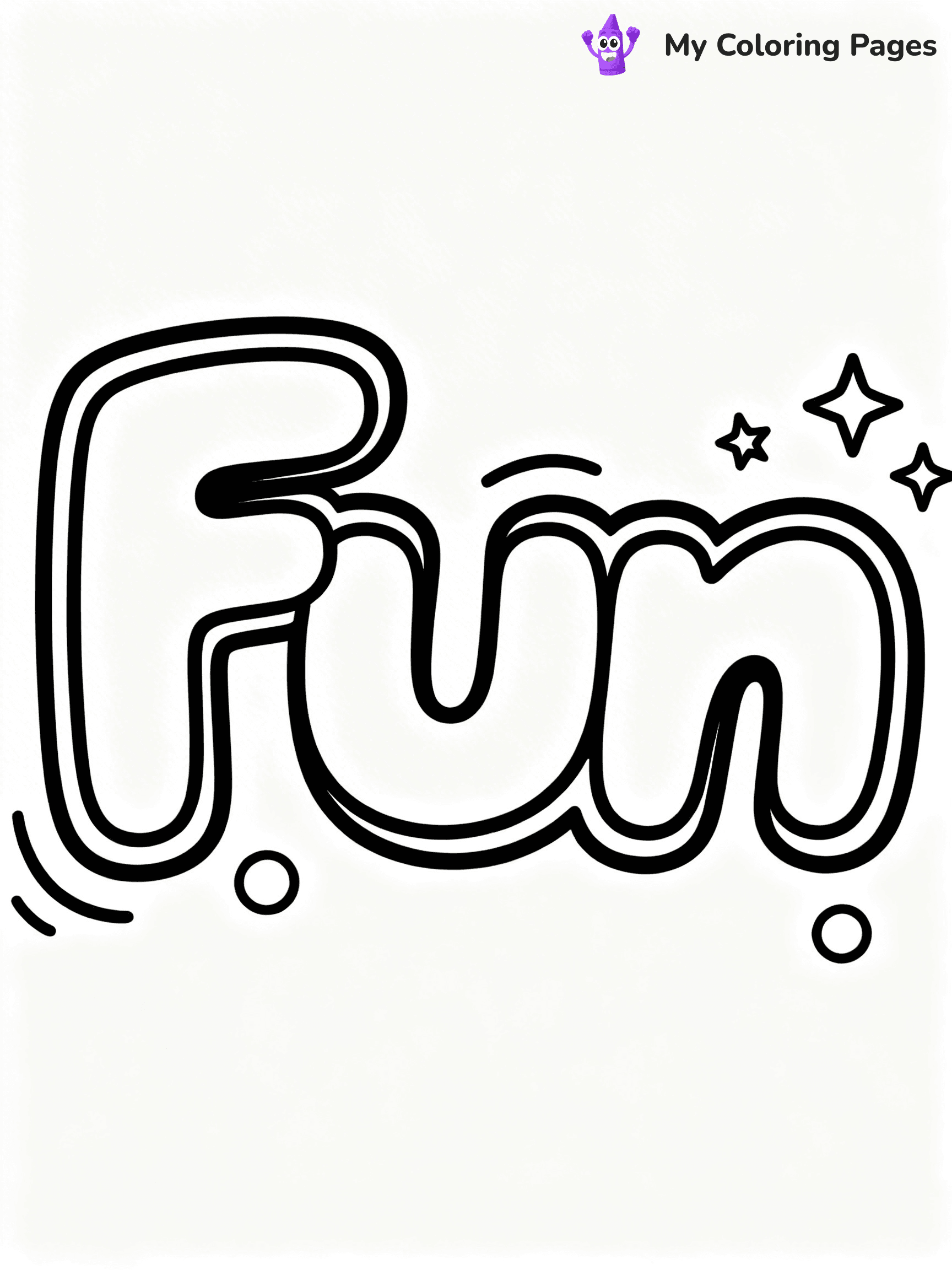 Word Coloring Pages - 16