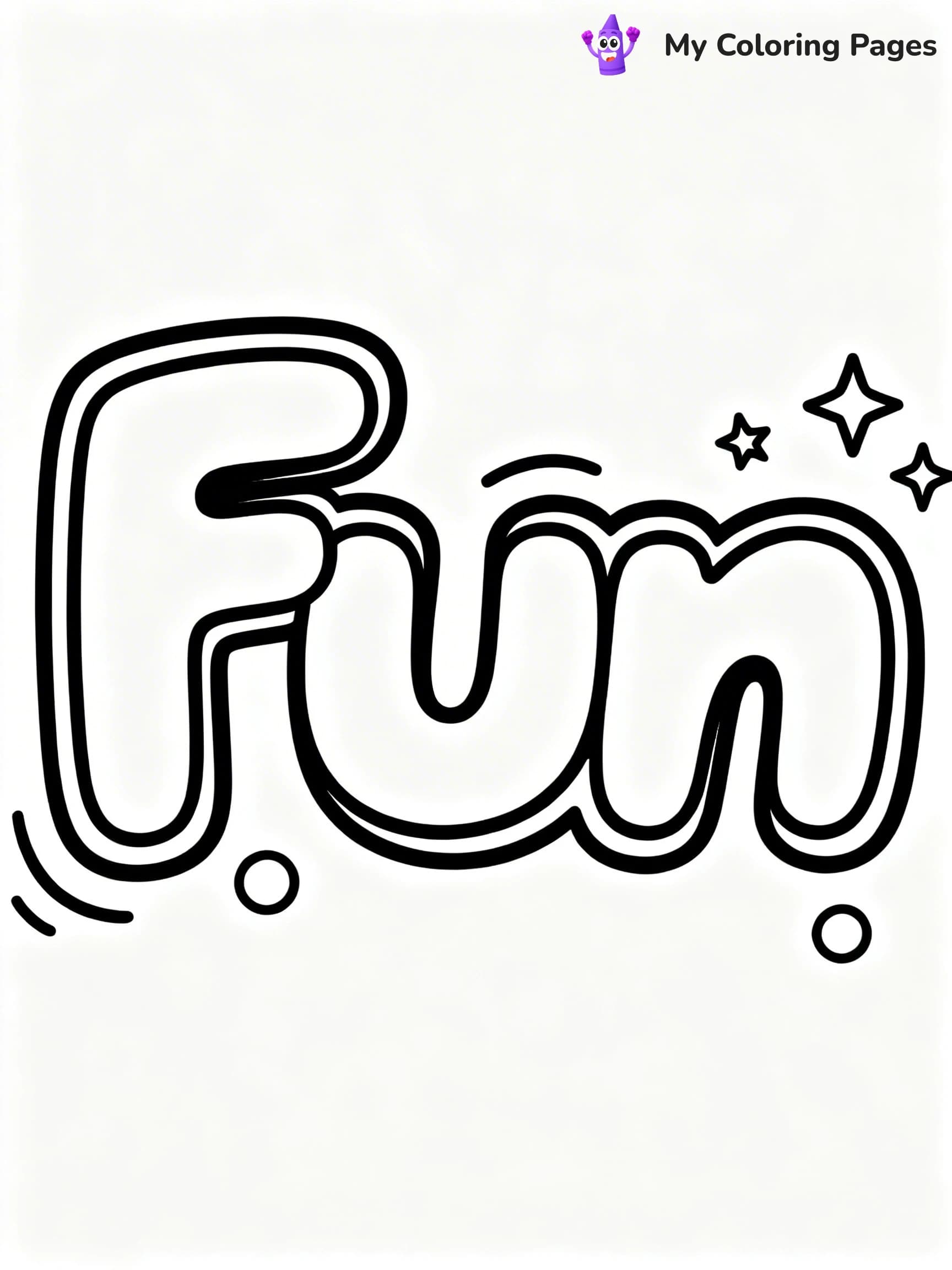 Word Coloring Pages - 16