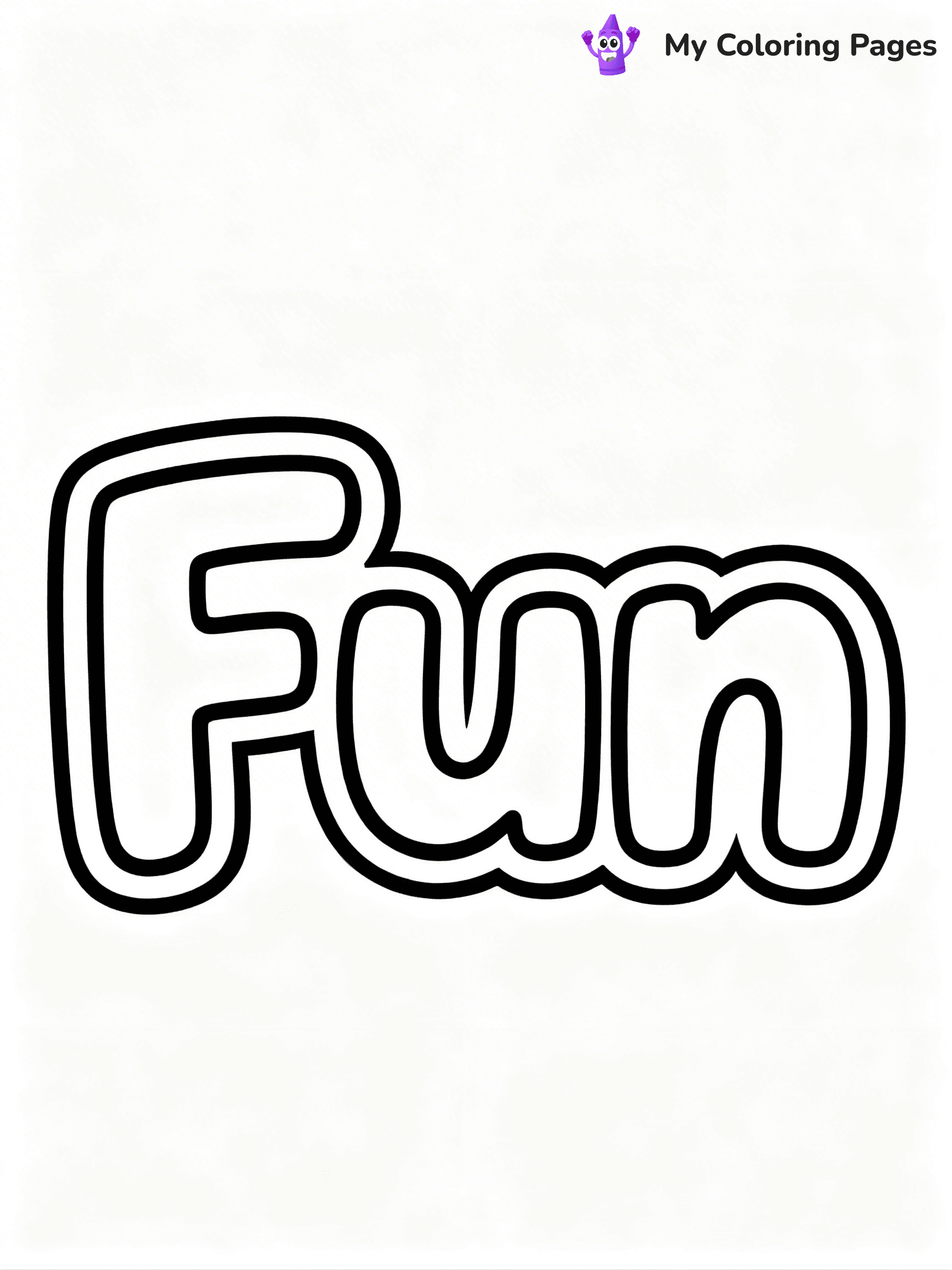 Word Coloring Pages - 14