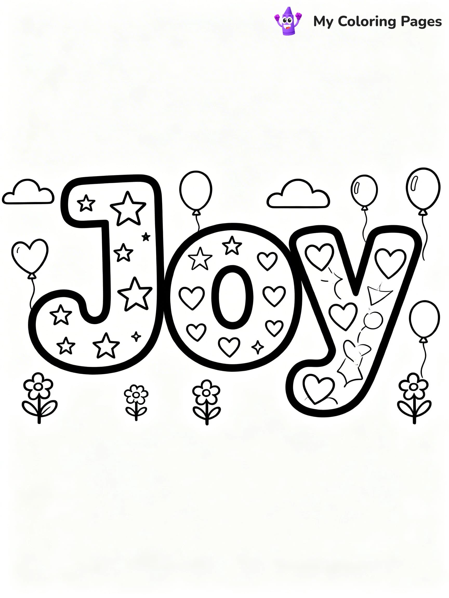 Word Coloring Pages - 5