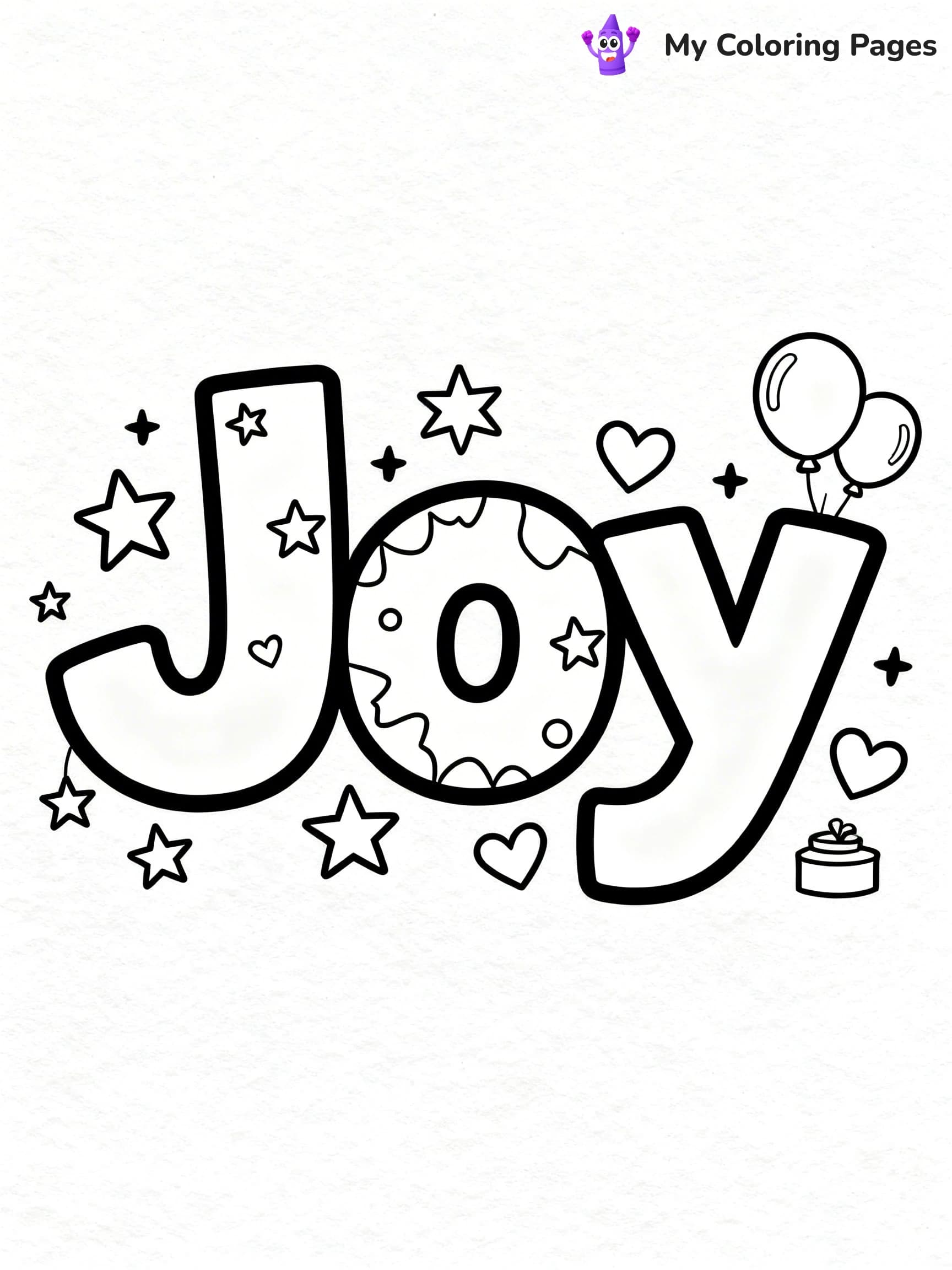 Word Coloring Pages - 4