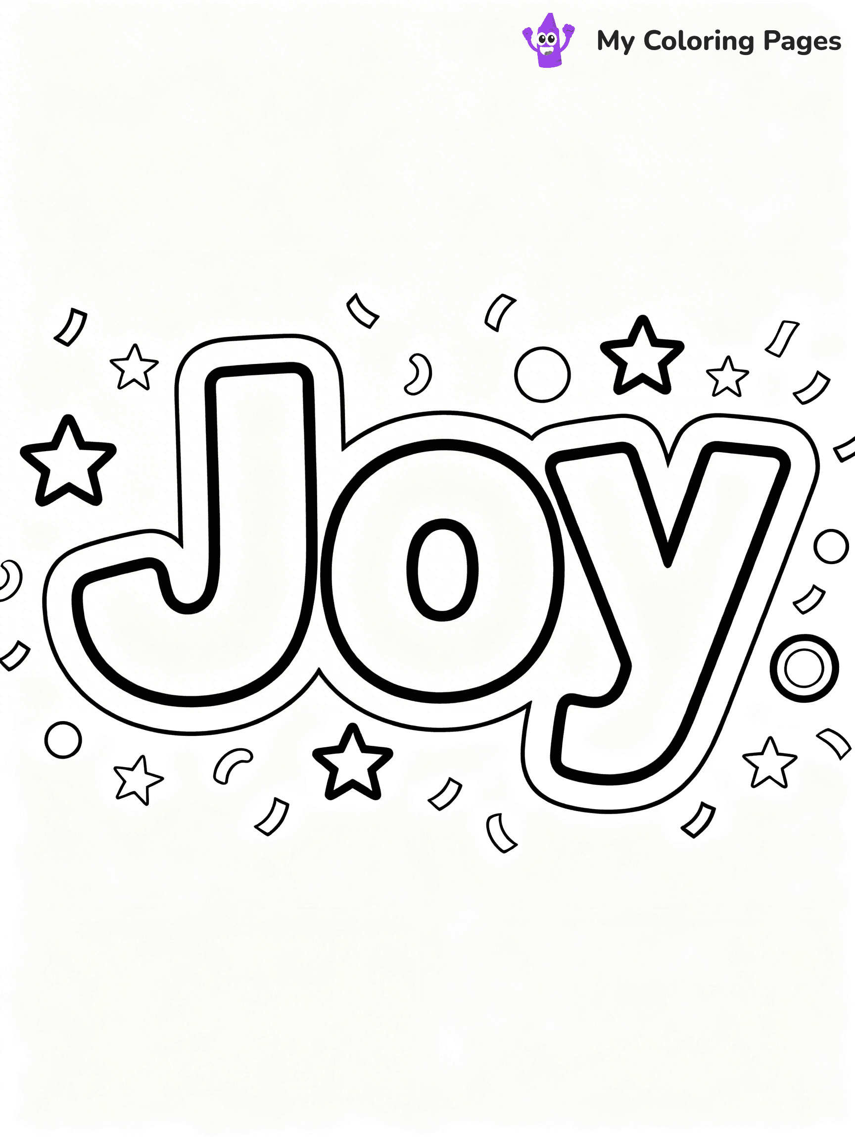 Word Coloring Pages - 3