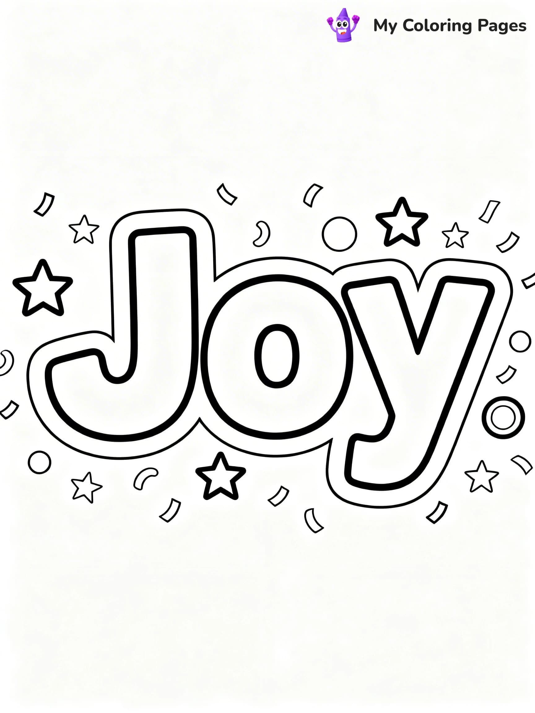 Word Coloring Pages - 3
