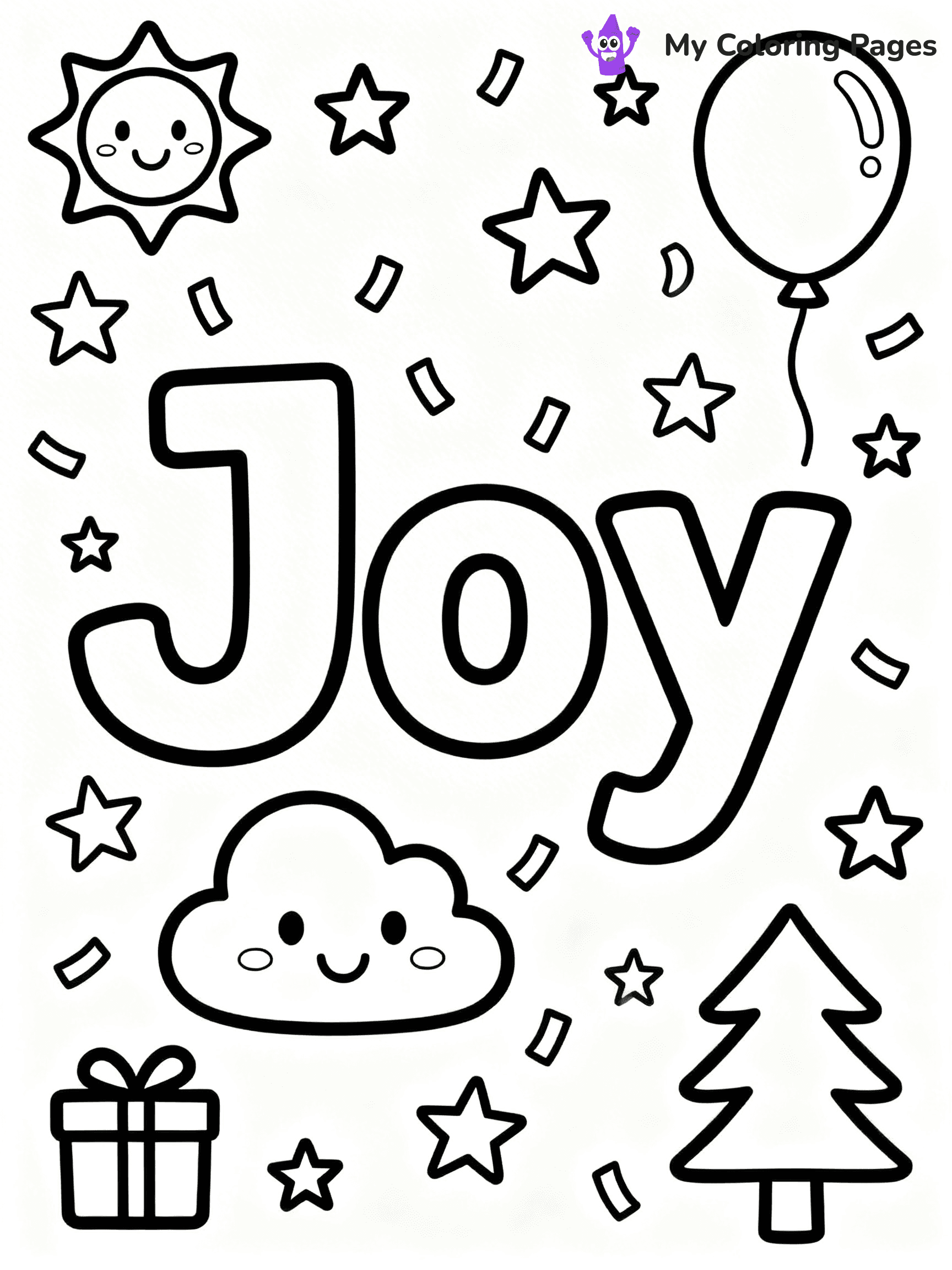 Word Coloring Pages - 2
