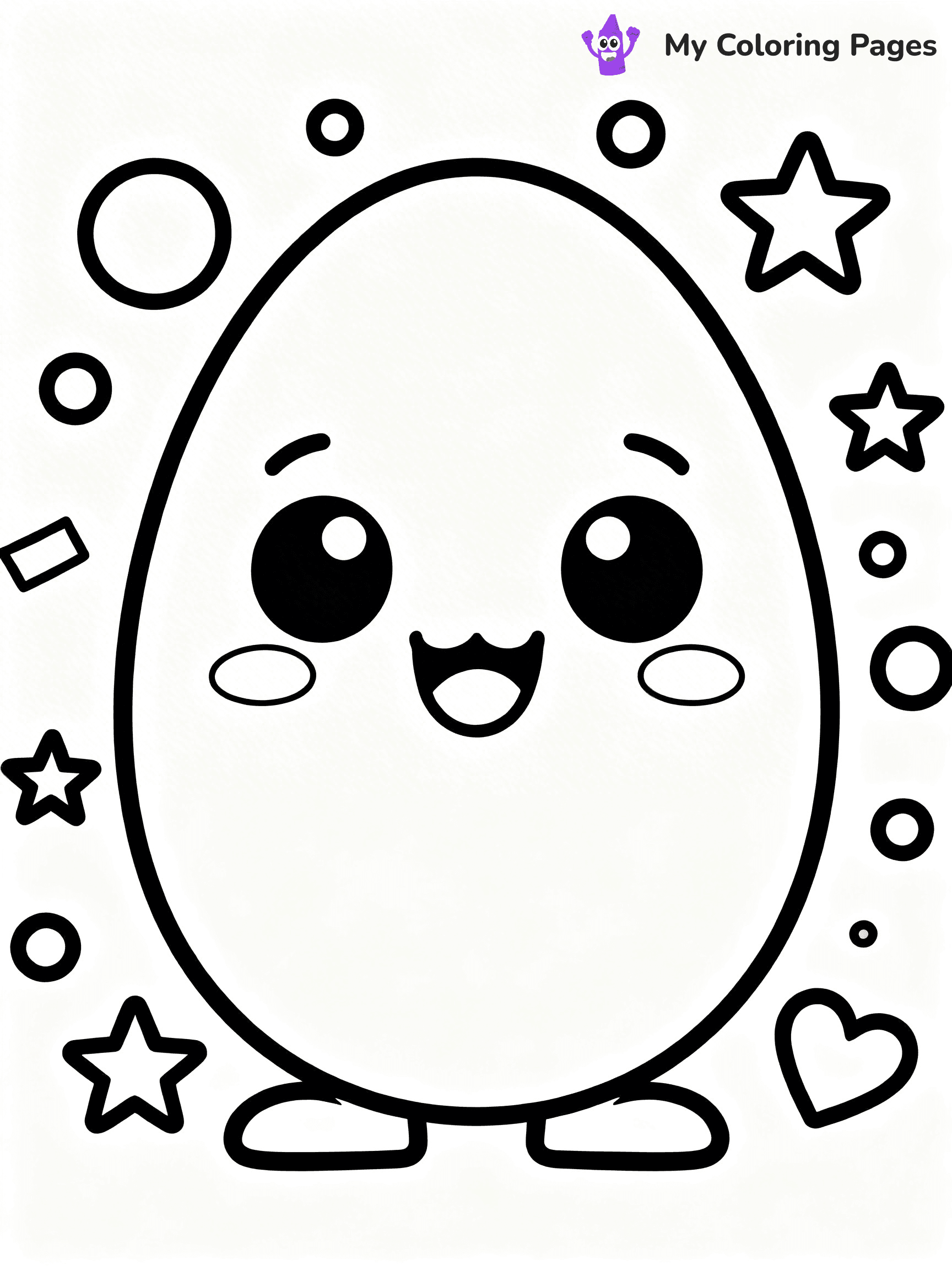 Dinosaur Egg Coloring Pages - 13