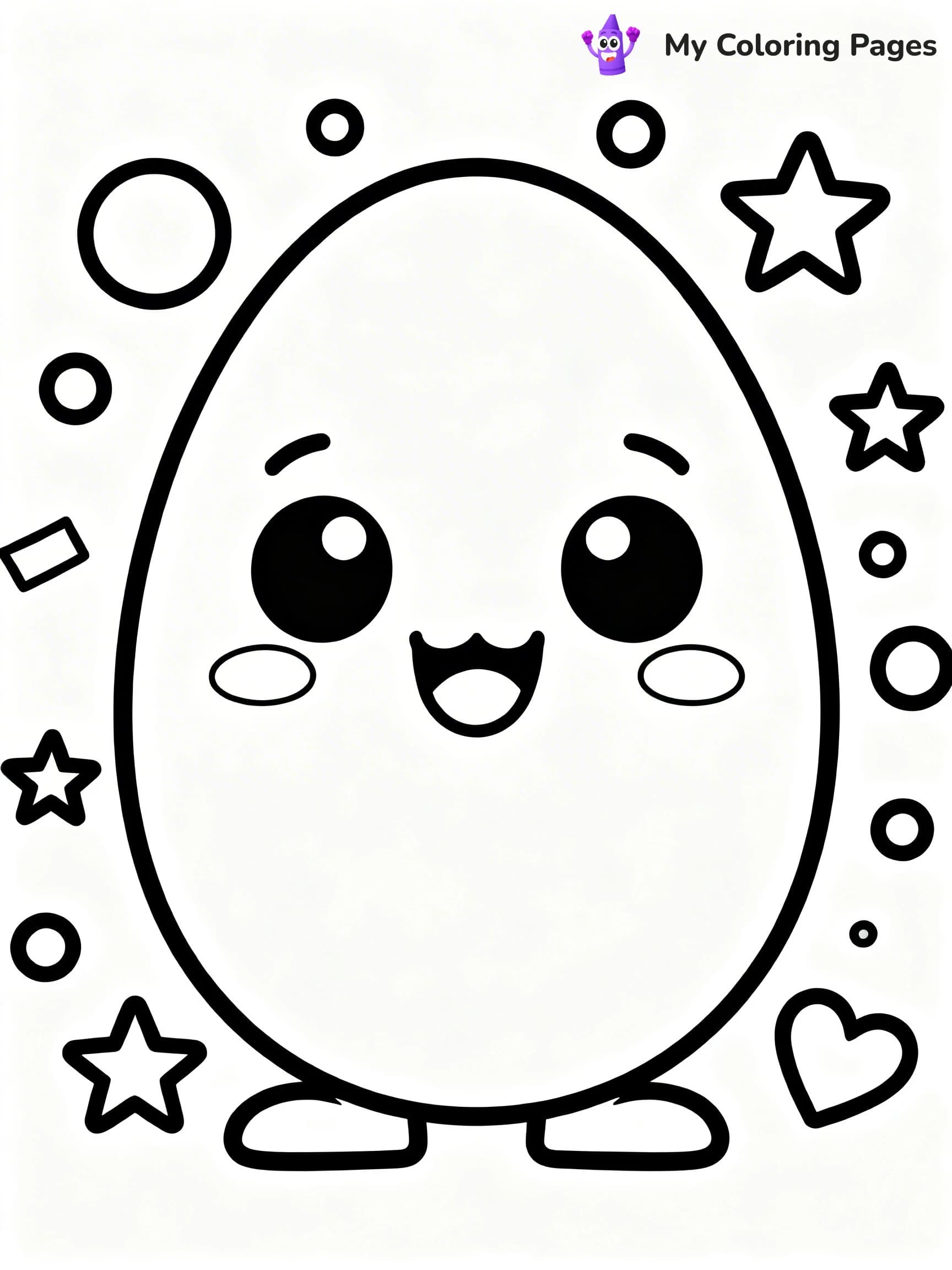 Dinosaur Egg Coloring Pages - 13