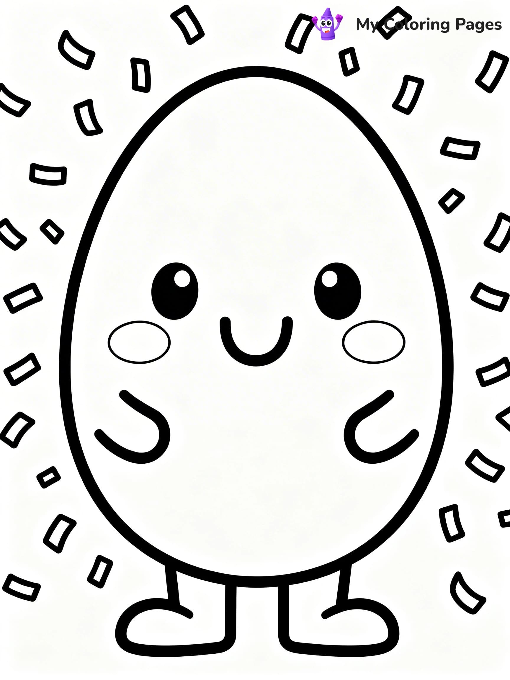 Dinosaur Egg Coloring Pages - 10