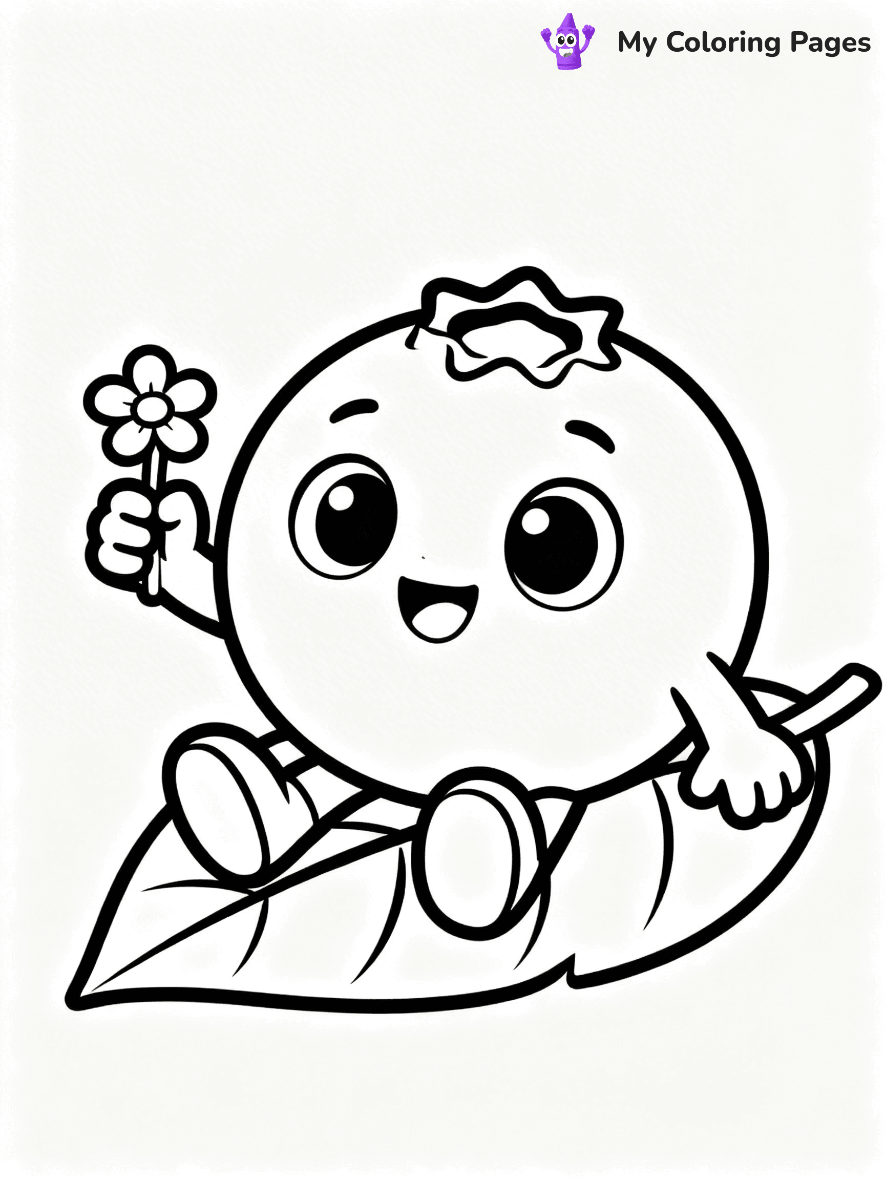 Blueberry Coloring Pages - 32