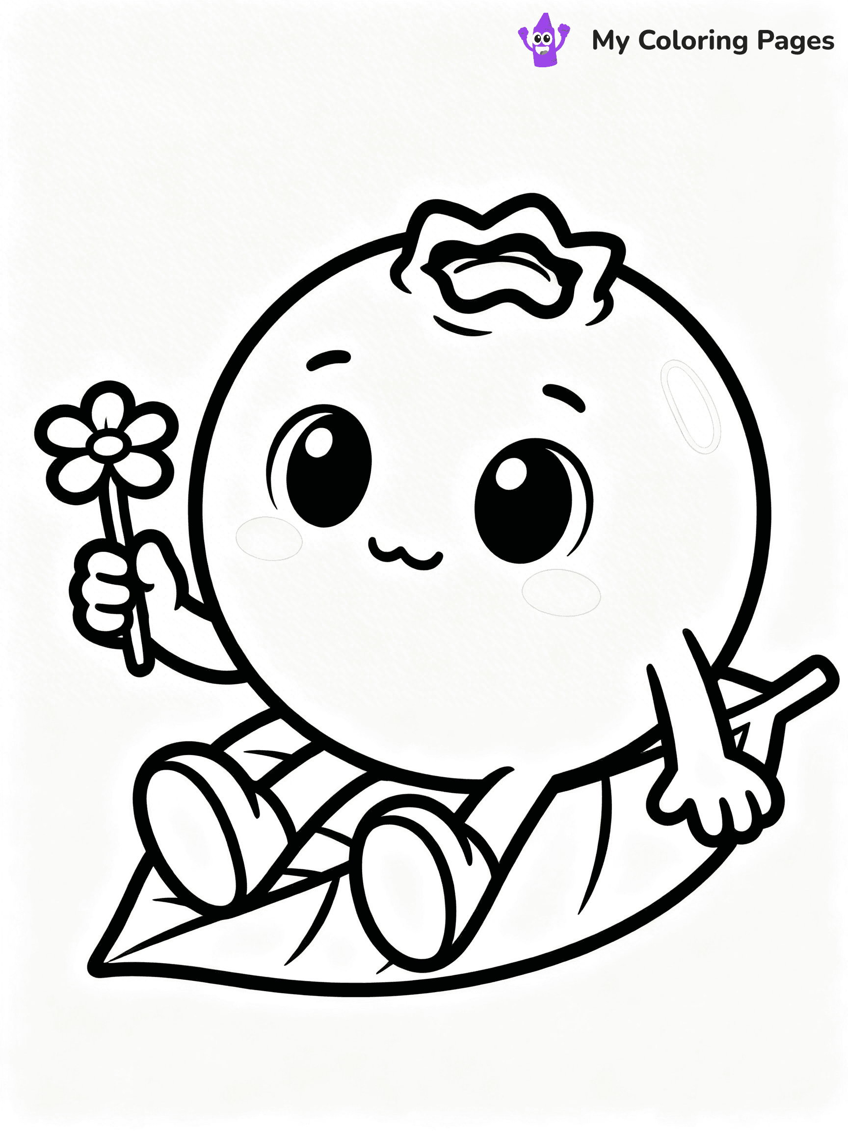 Blueberry Coloring Pages - 29