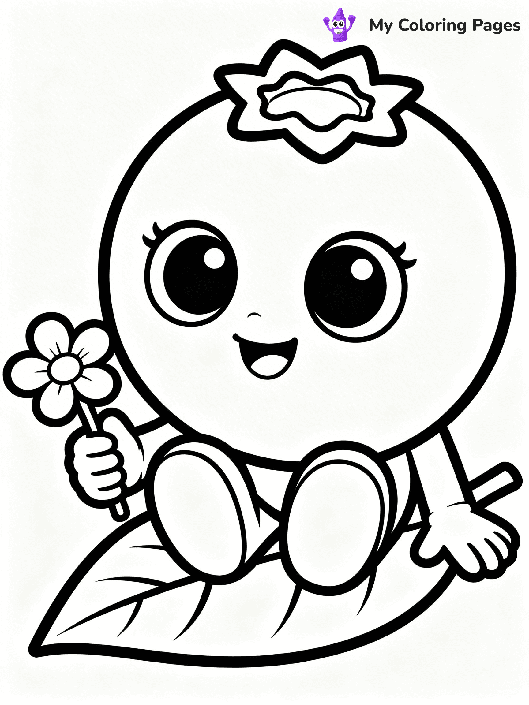 Blueberry Coloring Pages - 26