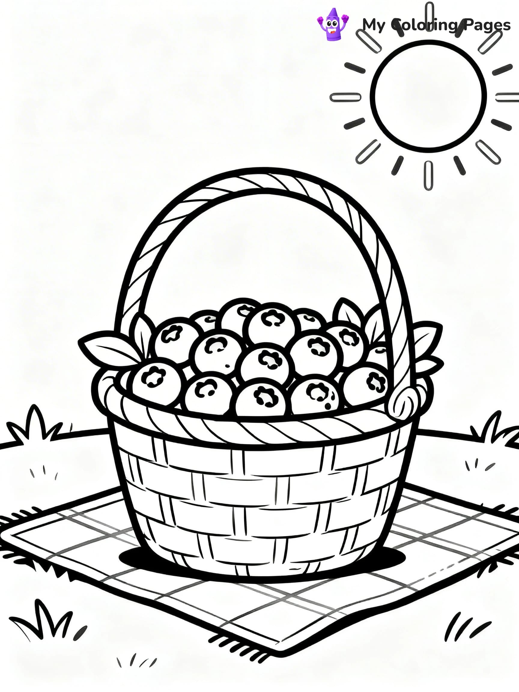 Blueberry Coloring Pages - 21