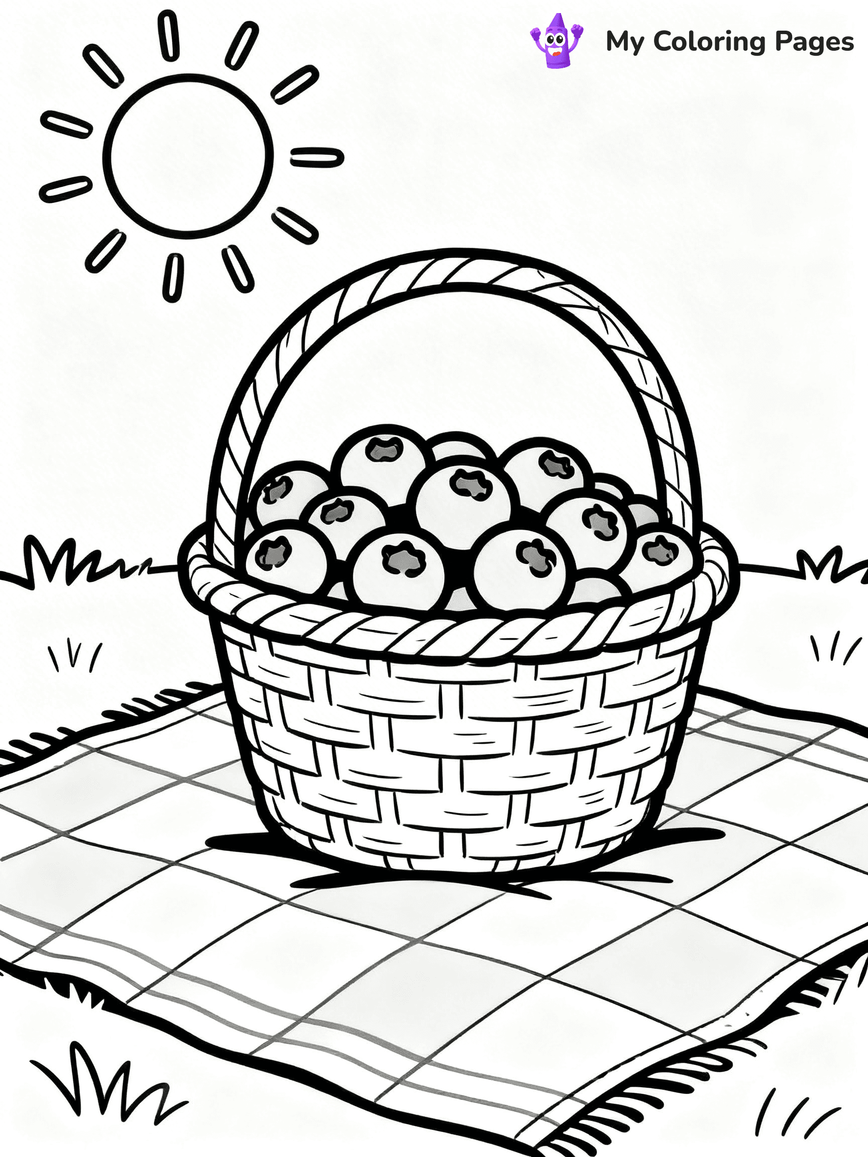 Blueberry Coloring Pages - 20