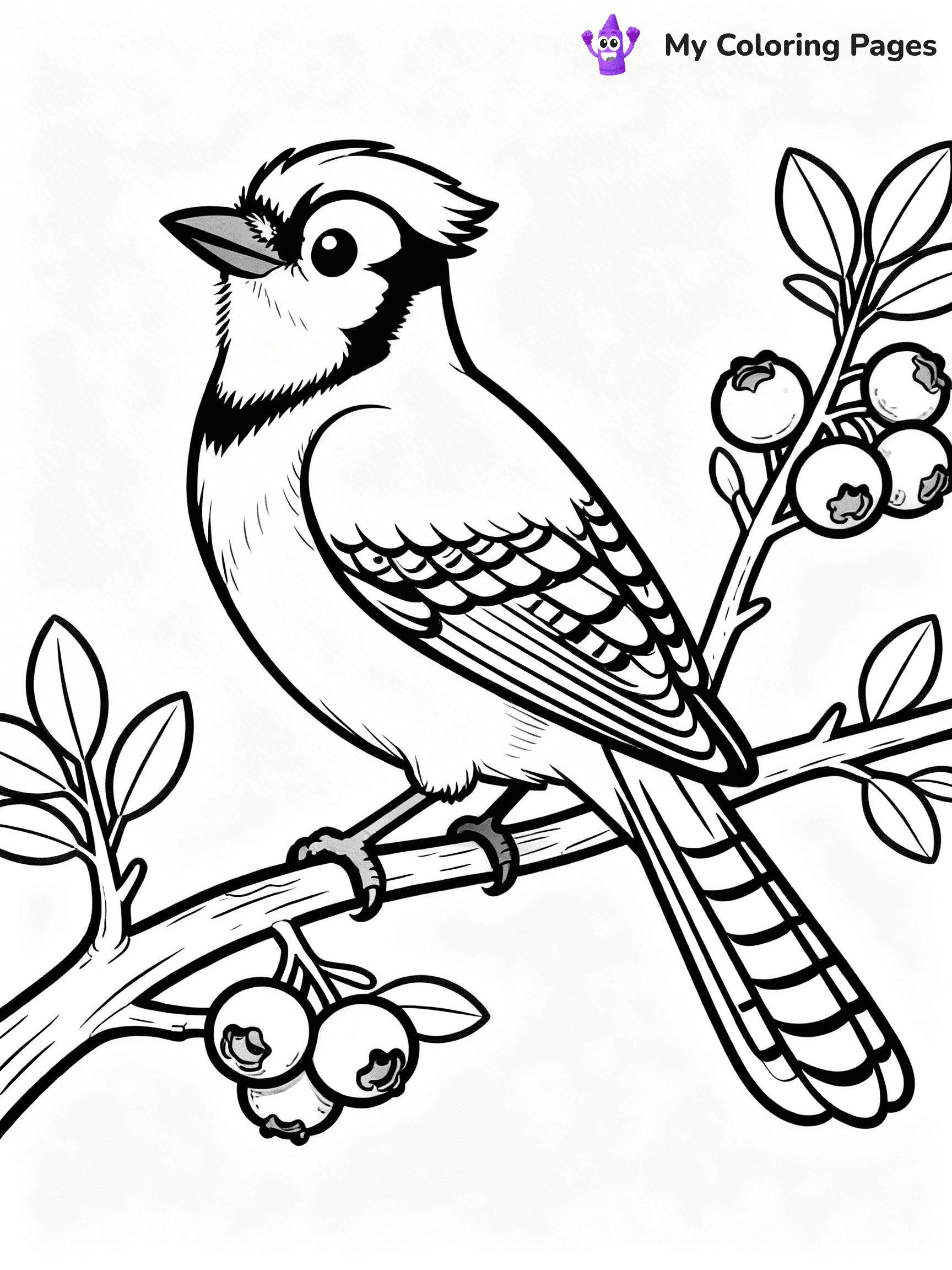 Blueberry Coloring Pages - 15
