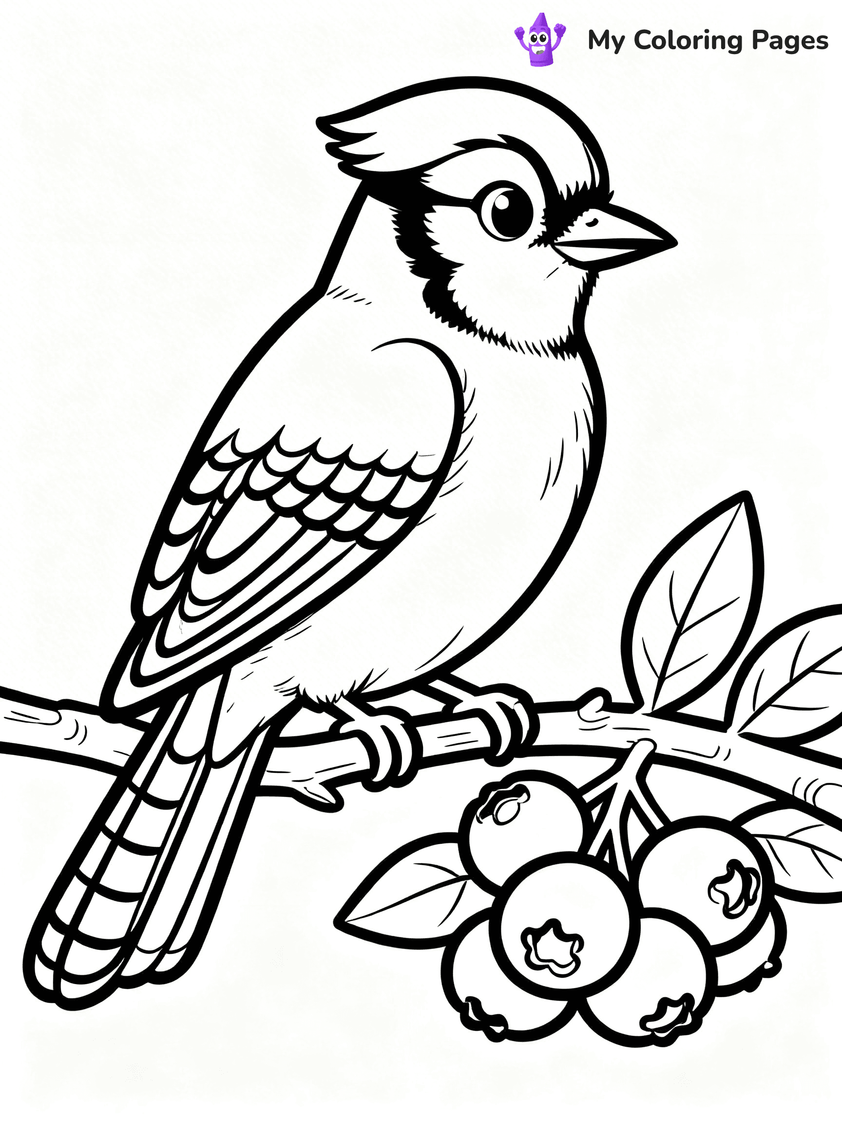 Blueberry Coloring Pages - 14
