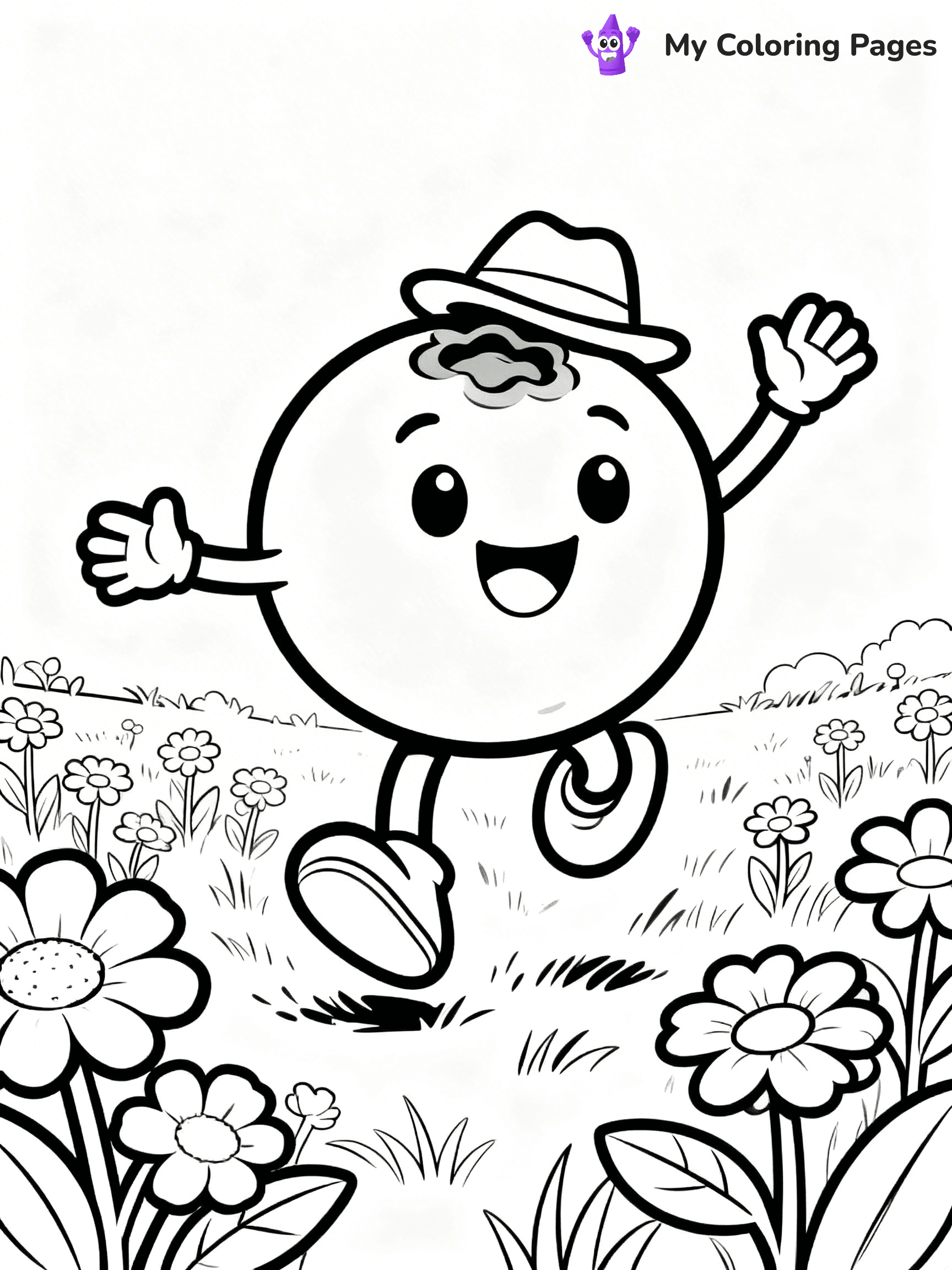 Blueberry Coloring Pages - 11
