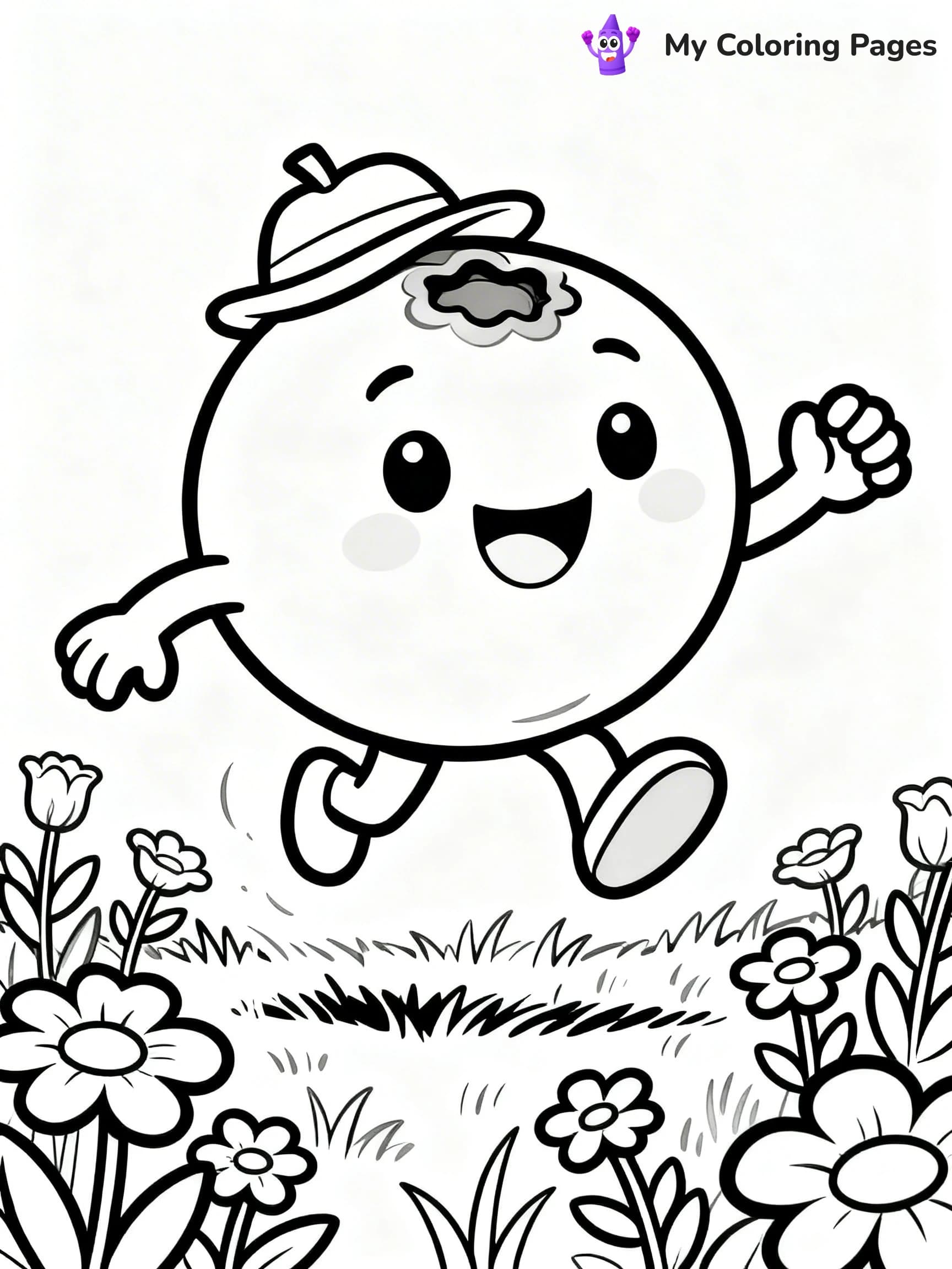 Blueberry Coloring Pages - 7