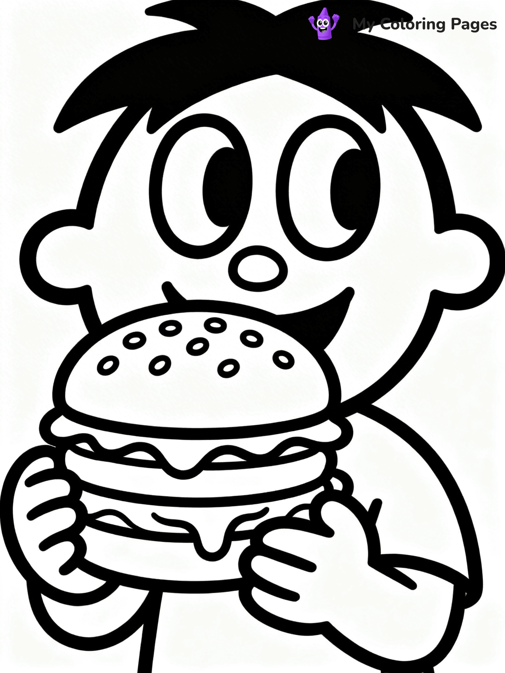 Burger Coloring Pages - 45