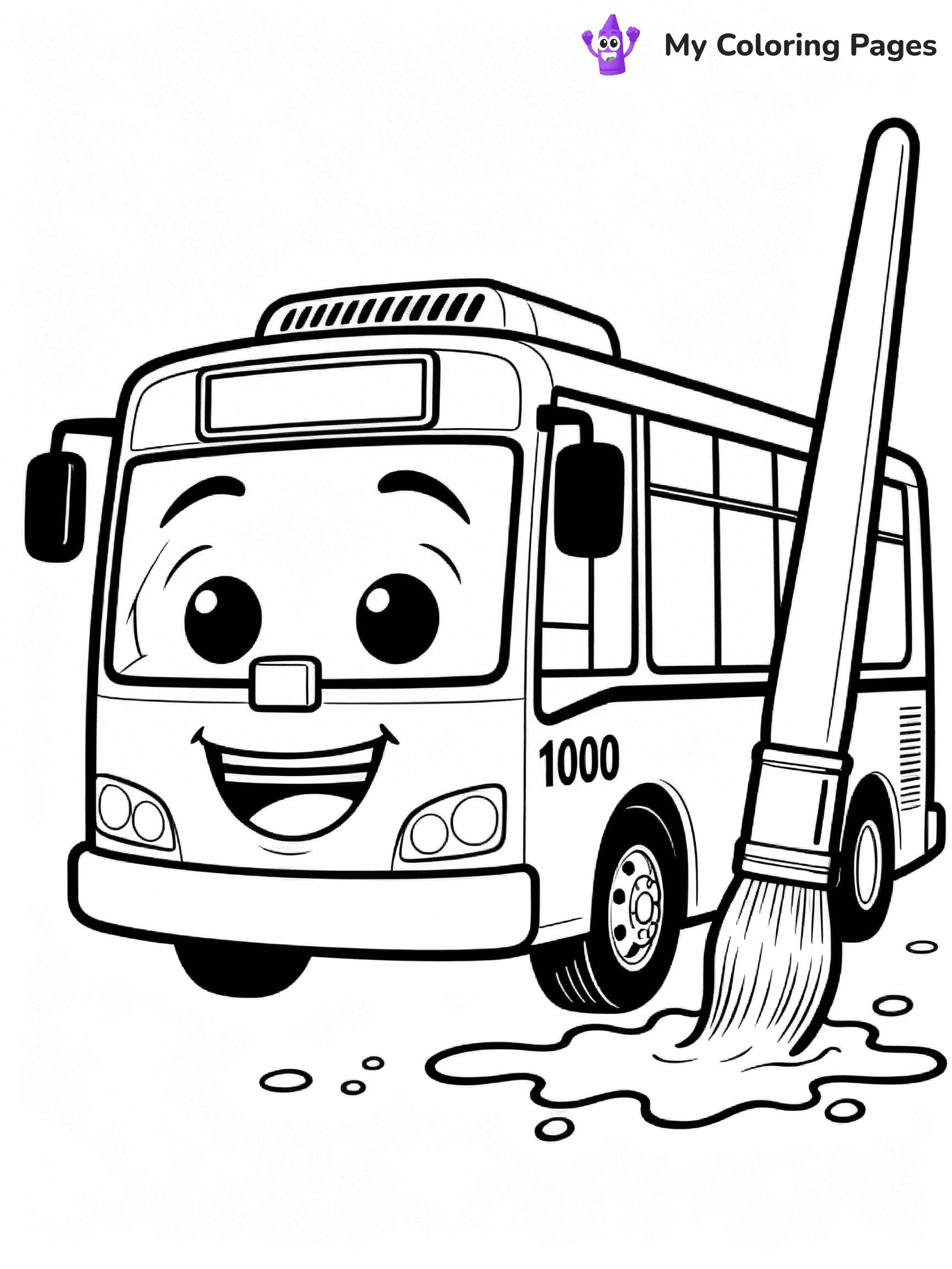 Tayo The Little Bus Coloring Pages - 19
