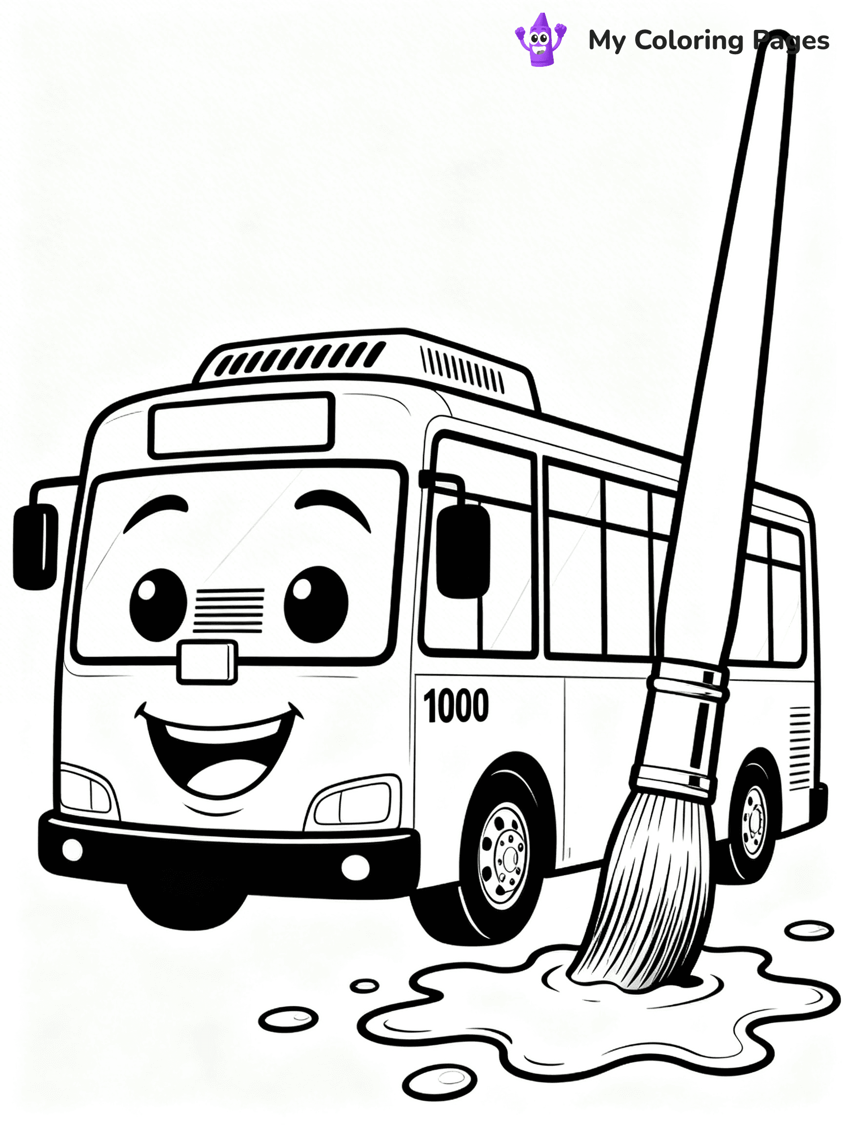 Tayo The Little Bus Coloring Pages - 15