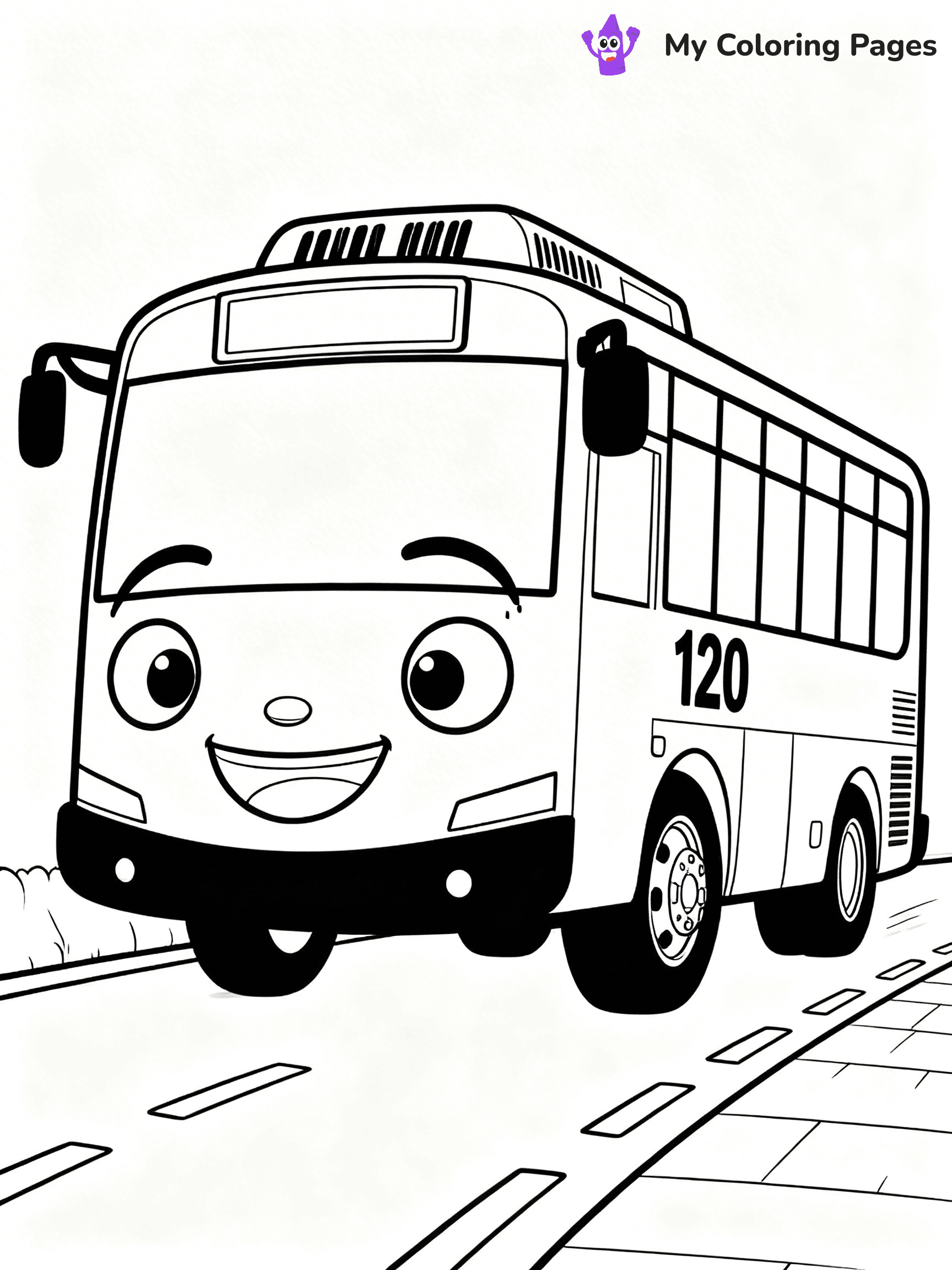 Tayo The Little Bus Coloring Pages - 5