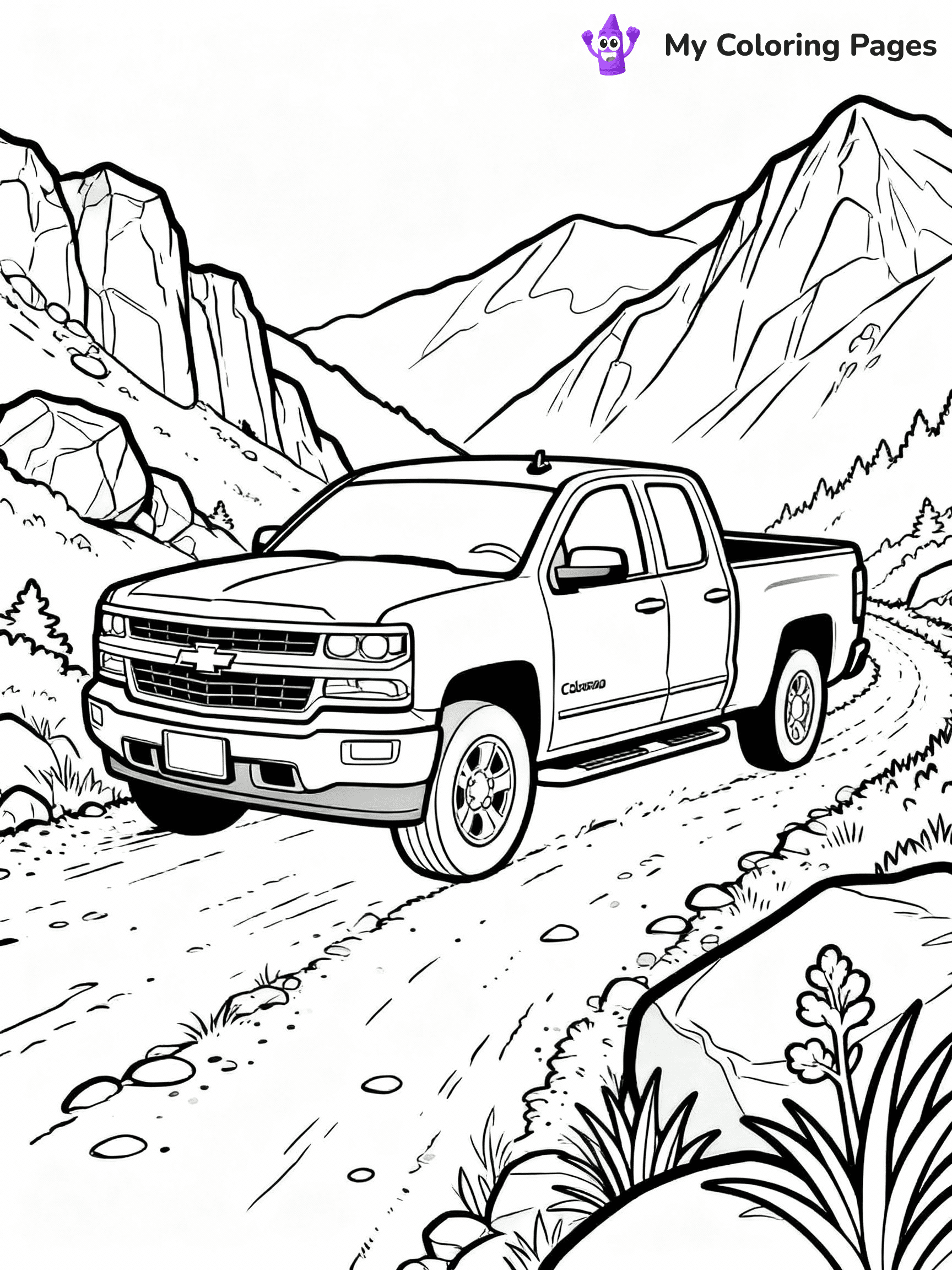 Chevy Truck Coloring Pages - 24