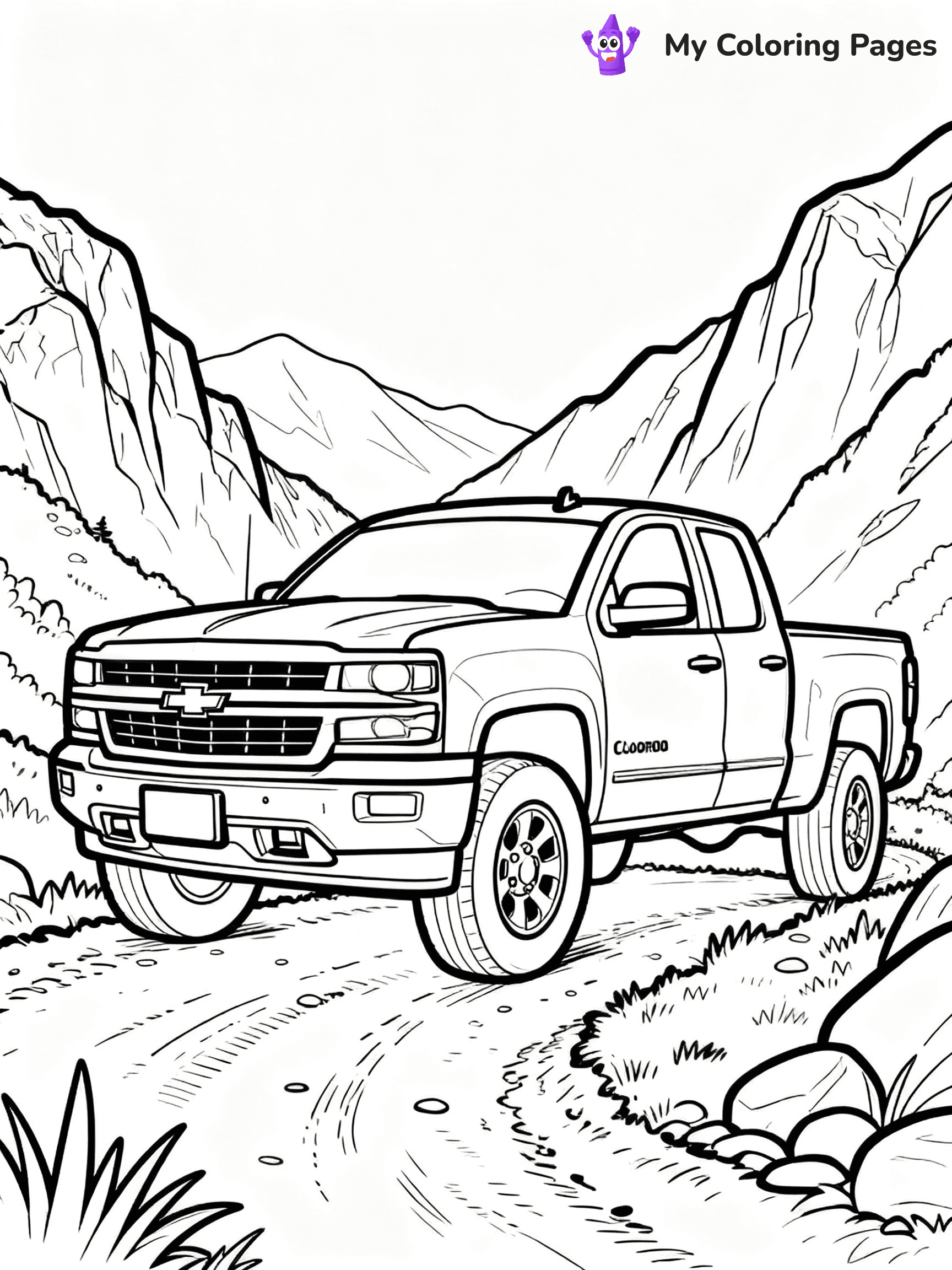 Chevy Truck Coloring Pages - 21