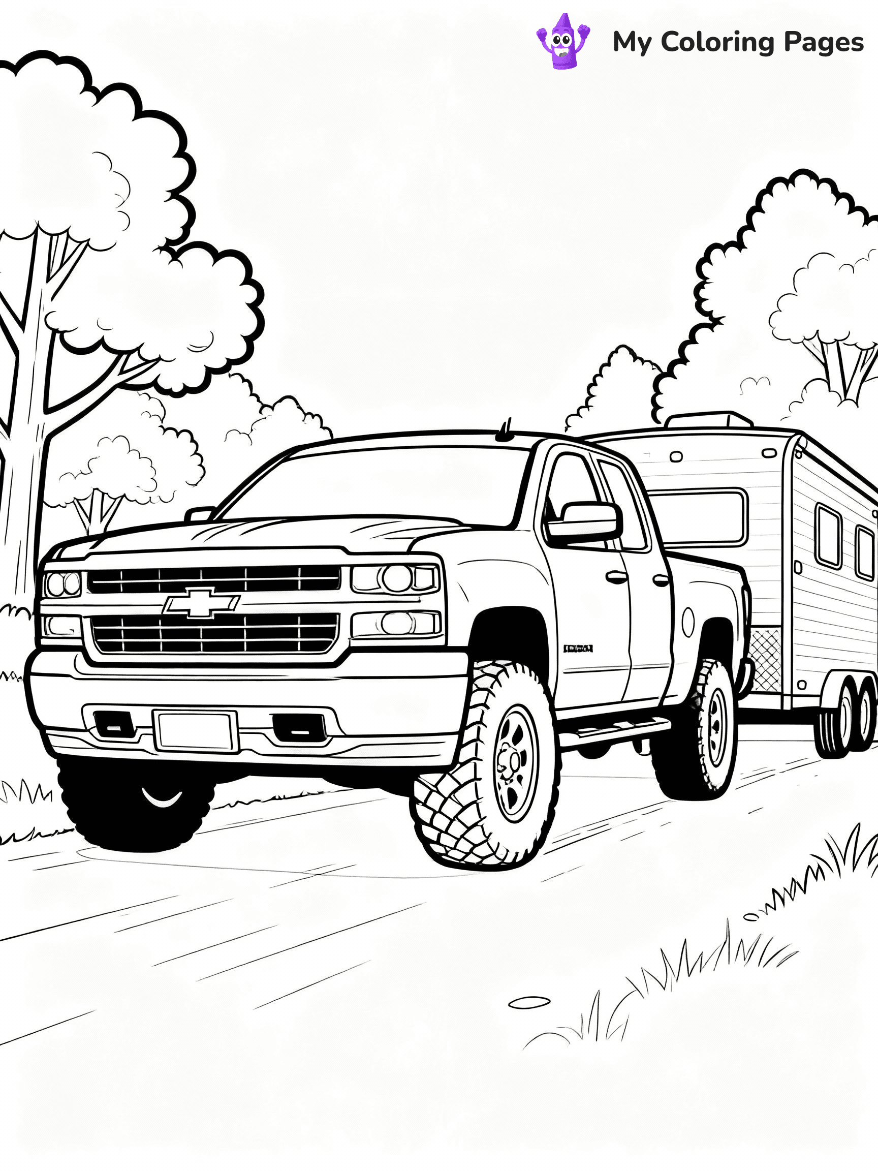 Chevy Truck Coloring Pages - 17