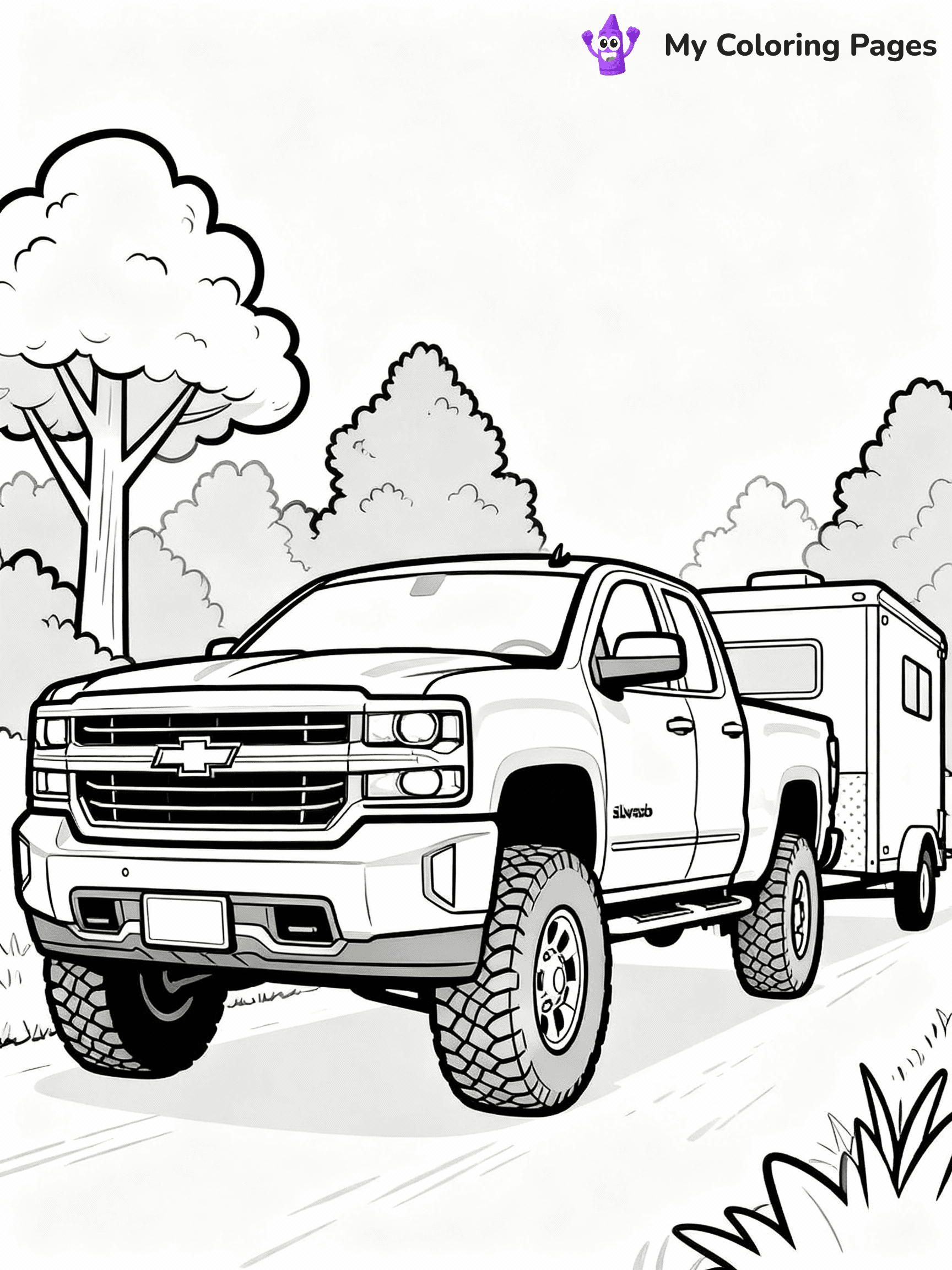 Chevy Truck Coloring Pages - 15