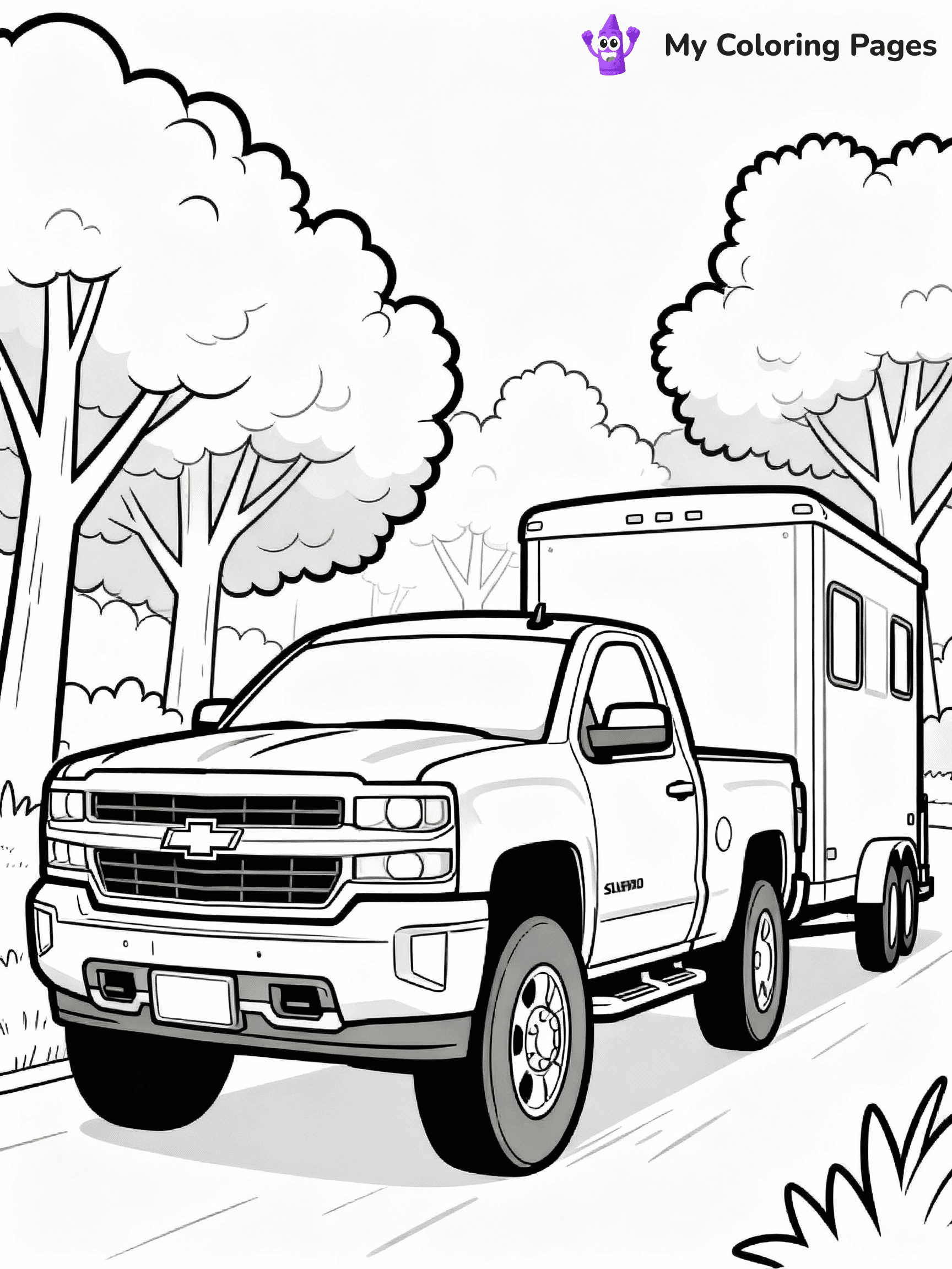 Chevy Truck Coloring Pages - 14