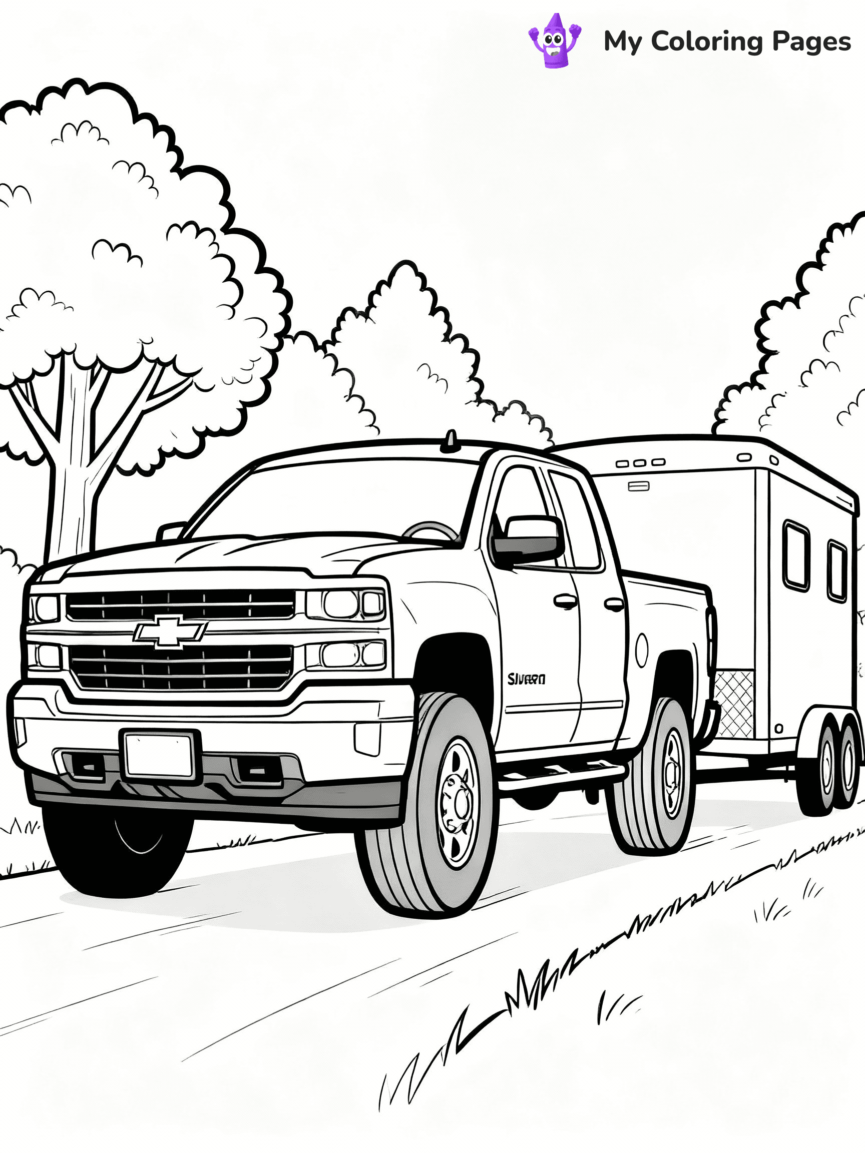 Chevy Truck Coloring Pages - 13