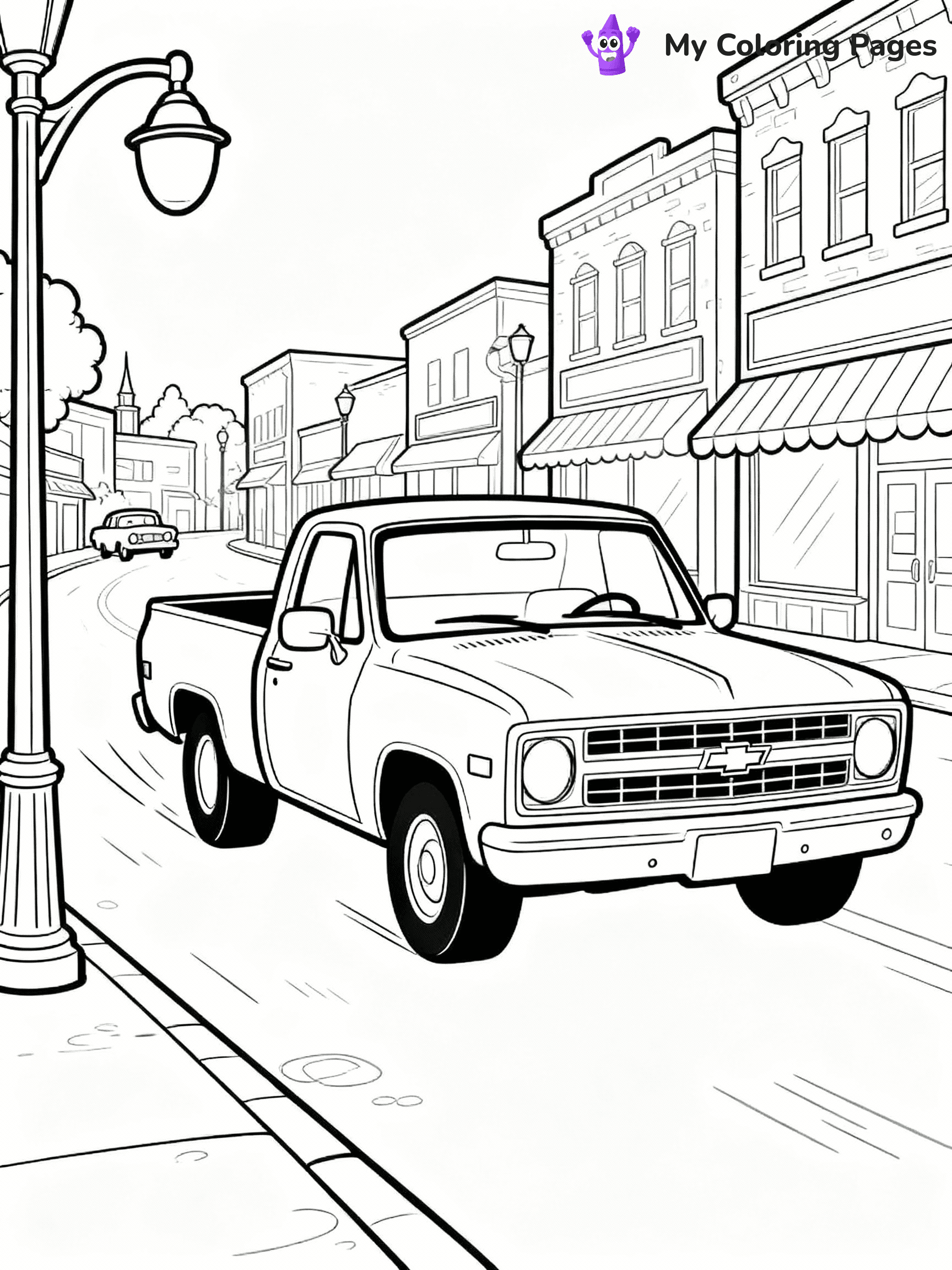 Chevy Truck Coloring Pages - 10