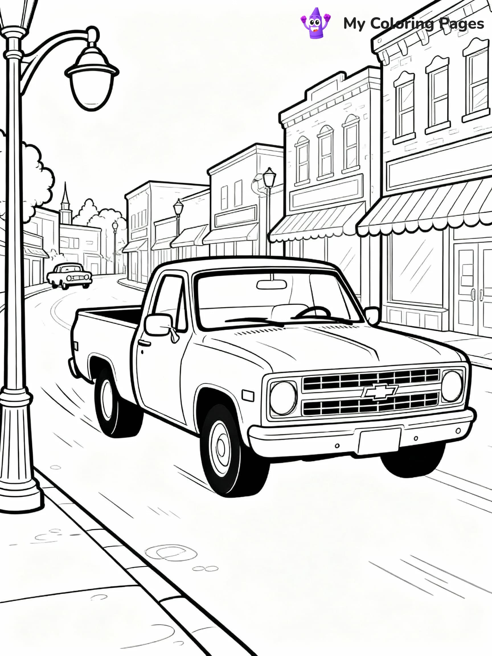 Chevy Truck Coloring Pages - 10