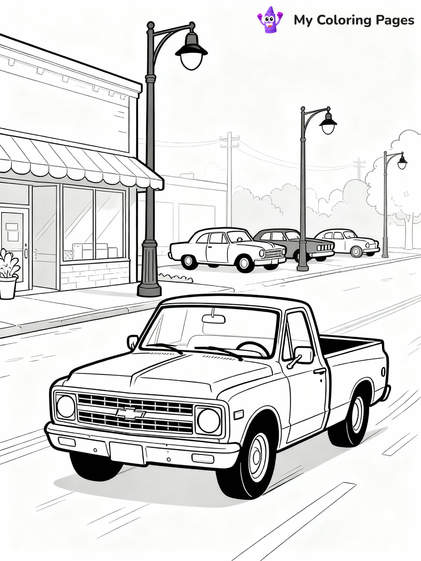 Chevy Truck Coloring Pages - 8