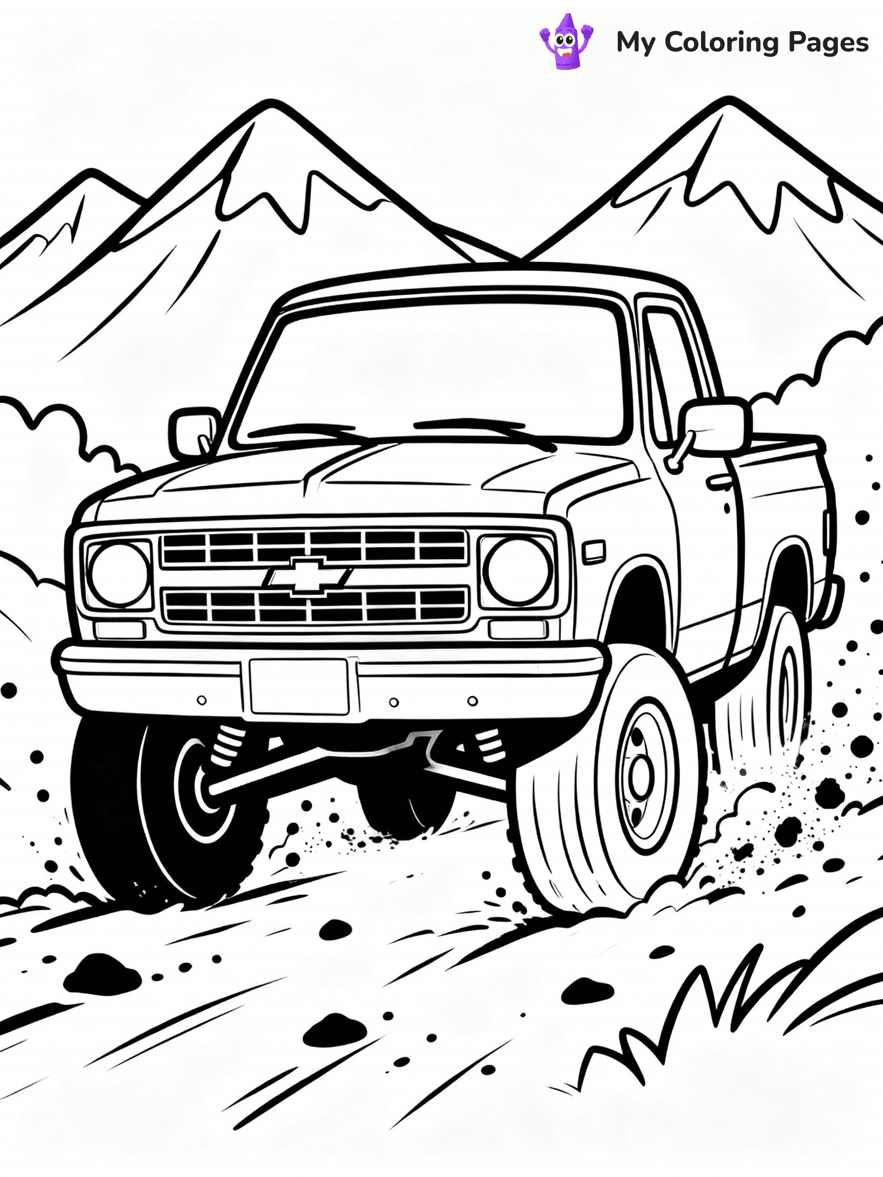 Chevy Truck Coloring Pages - 6