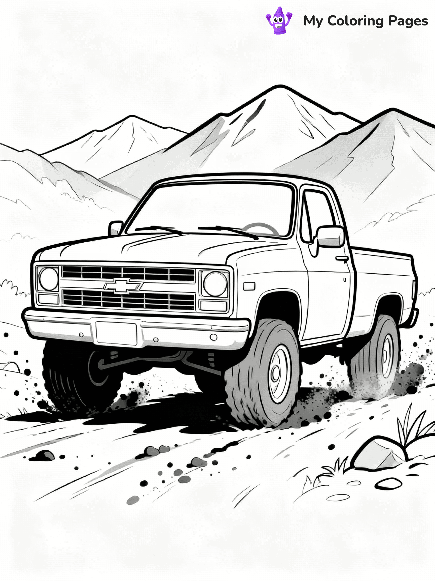 Chevy Truck Coloring Pages - 5