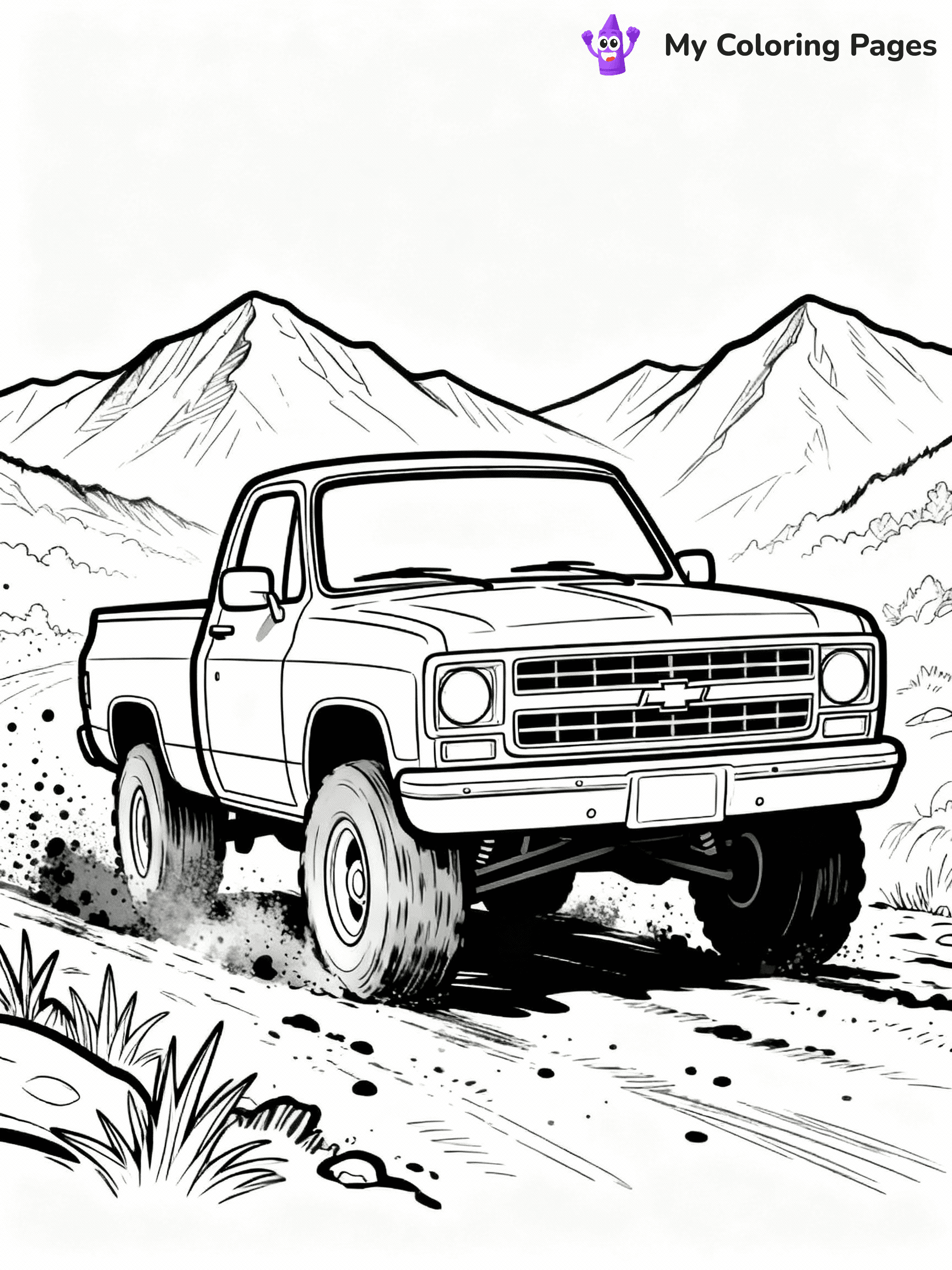 Chevy Truck Coloring Pages - 4