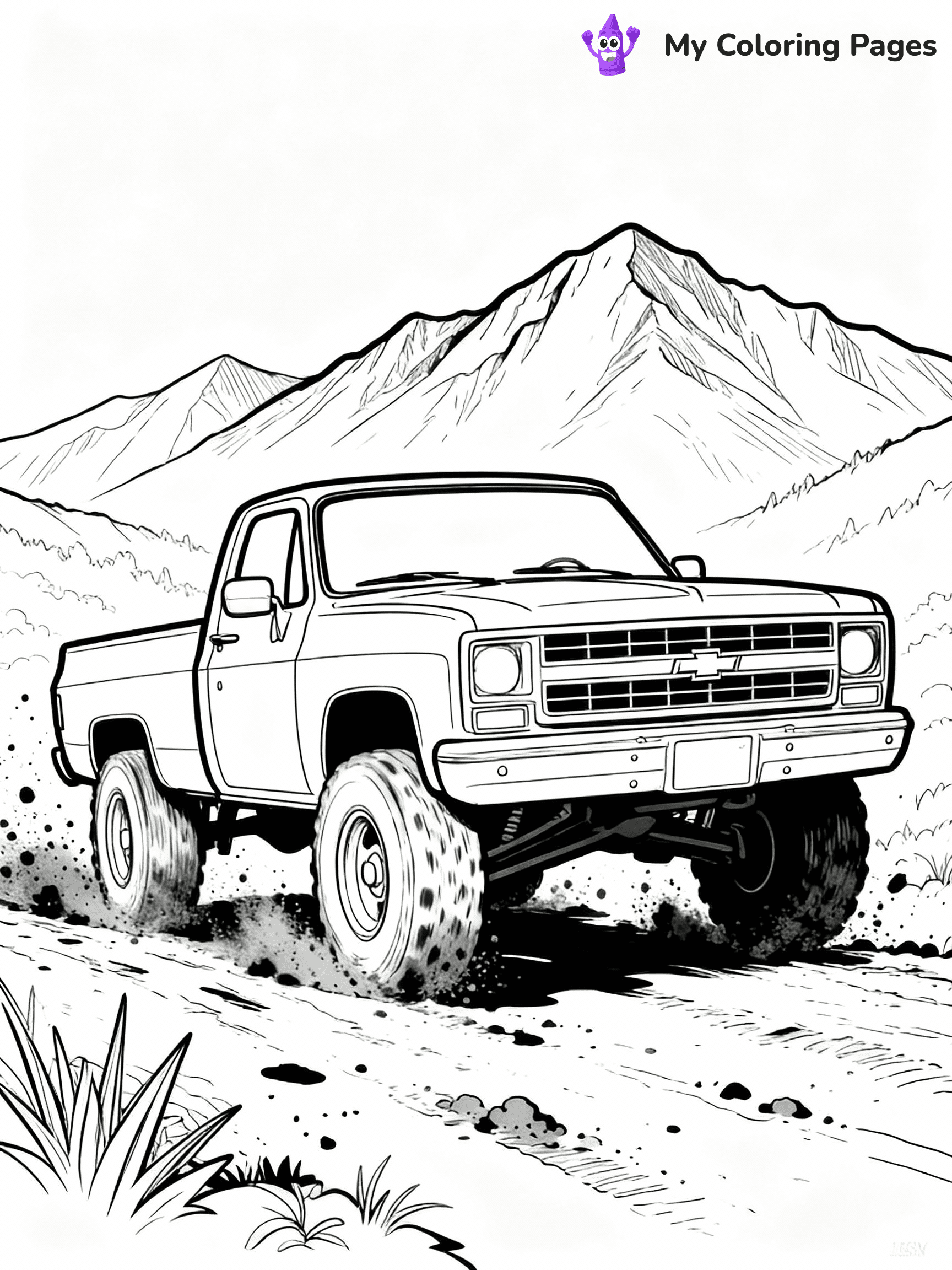Chevy Truck Coloring Pages - 3