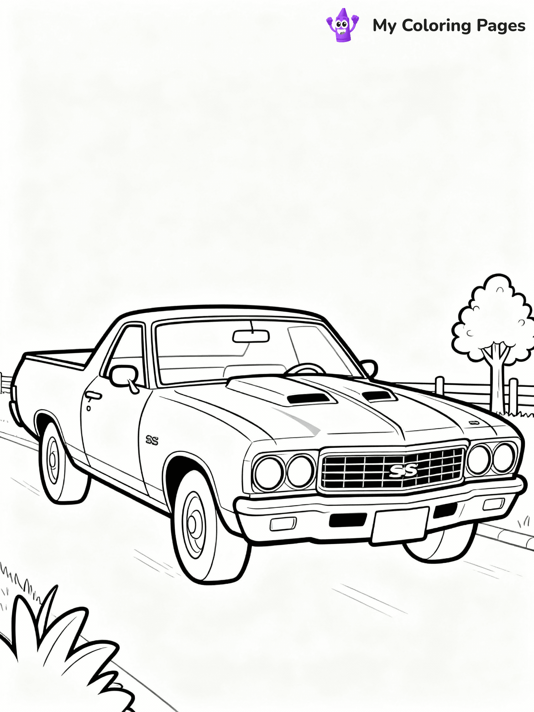 Chevy Truck Coloring Pages - 1