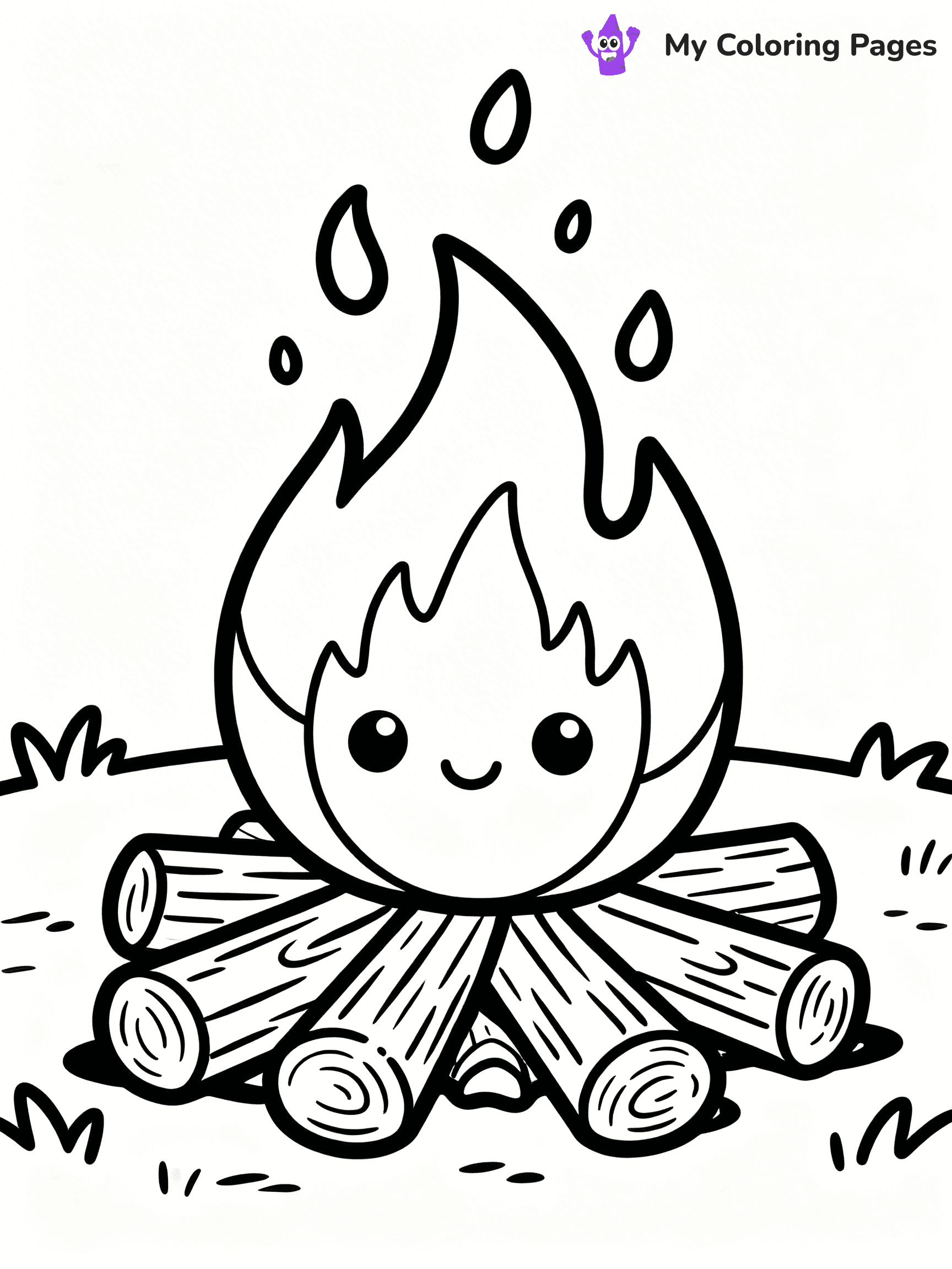 Flame Coloring Pages - 58