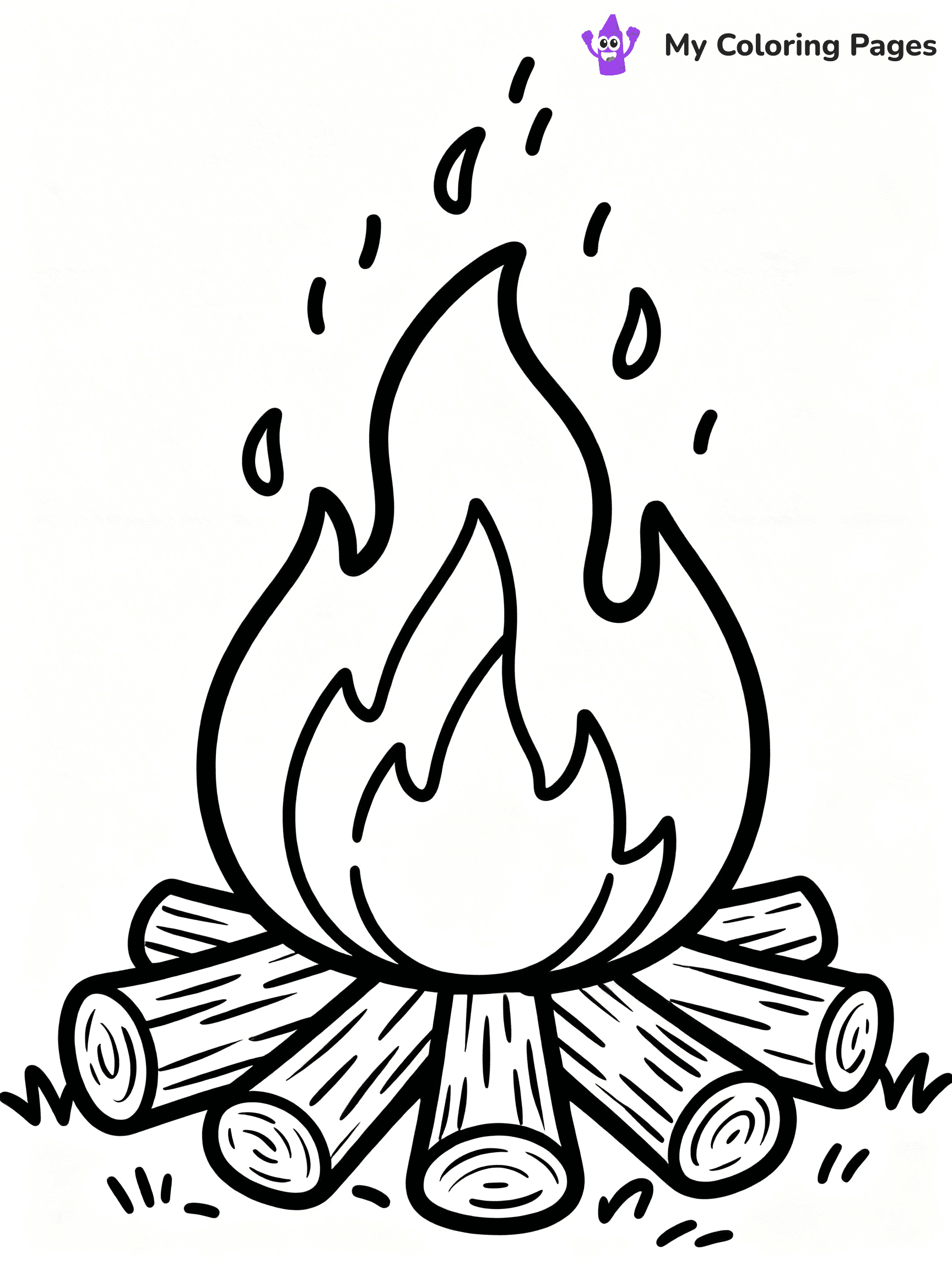 Flame Coloring Pages - 57