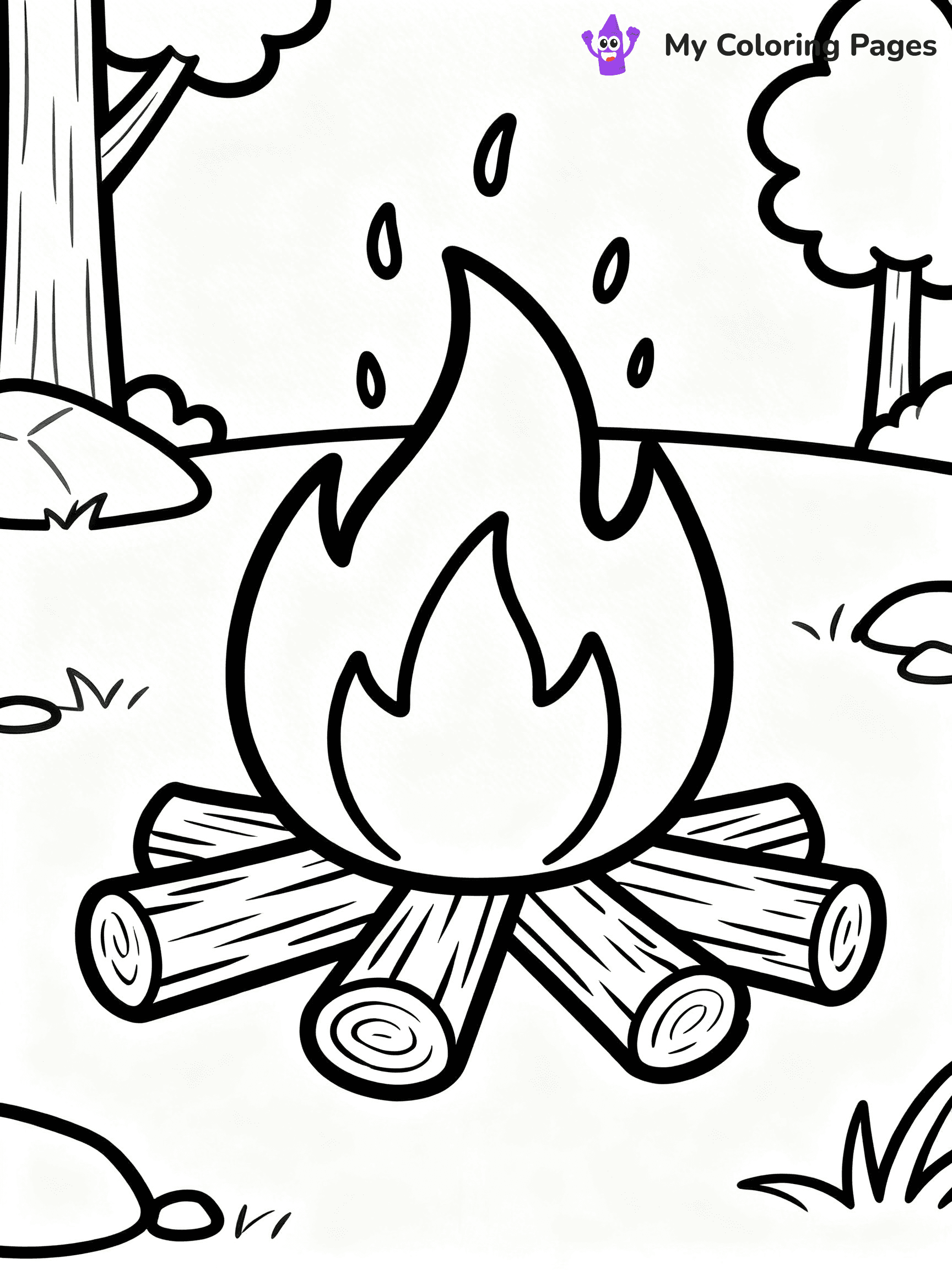 Flame Coloring Pages - 55