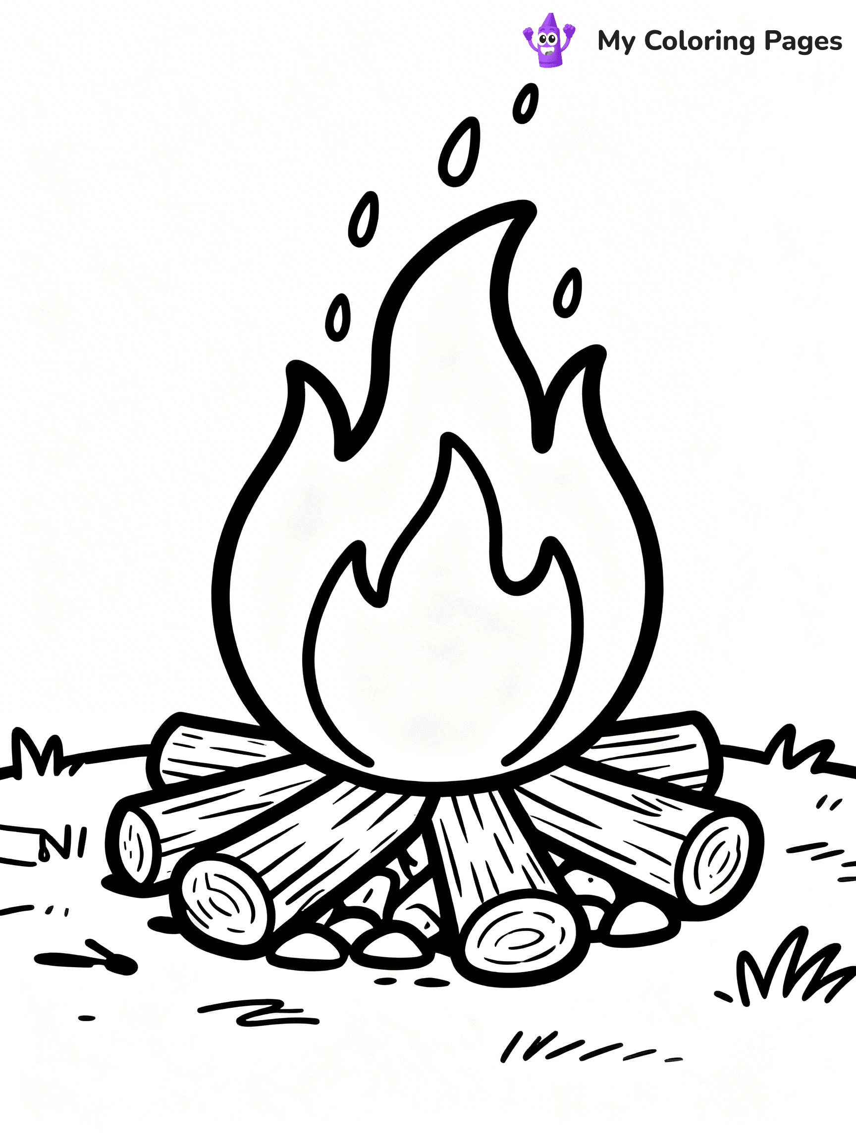 Flame Coloring Pages - 53