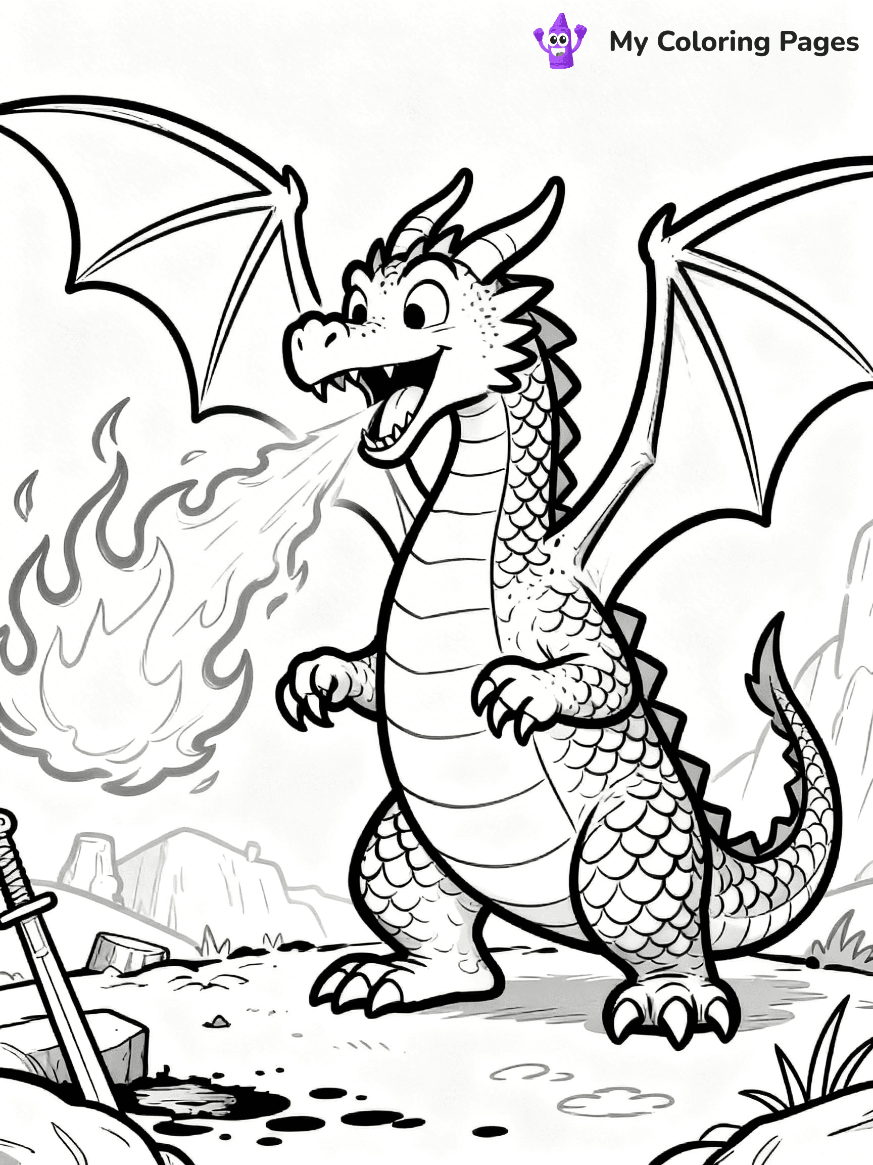 Flame Coloring Pages - 47
