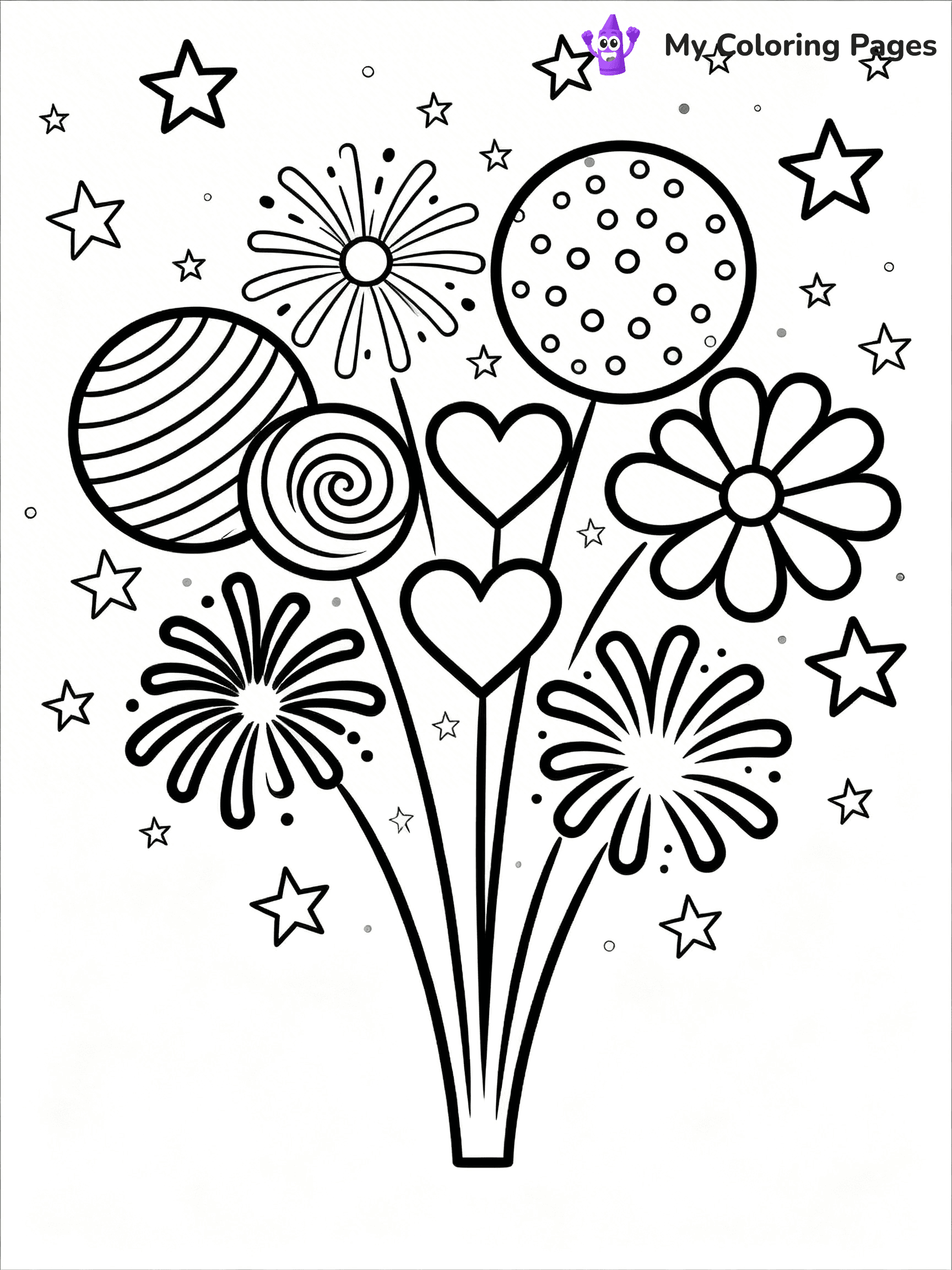 Flame Coloring Pages - 42
